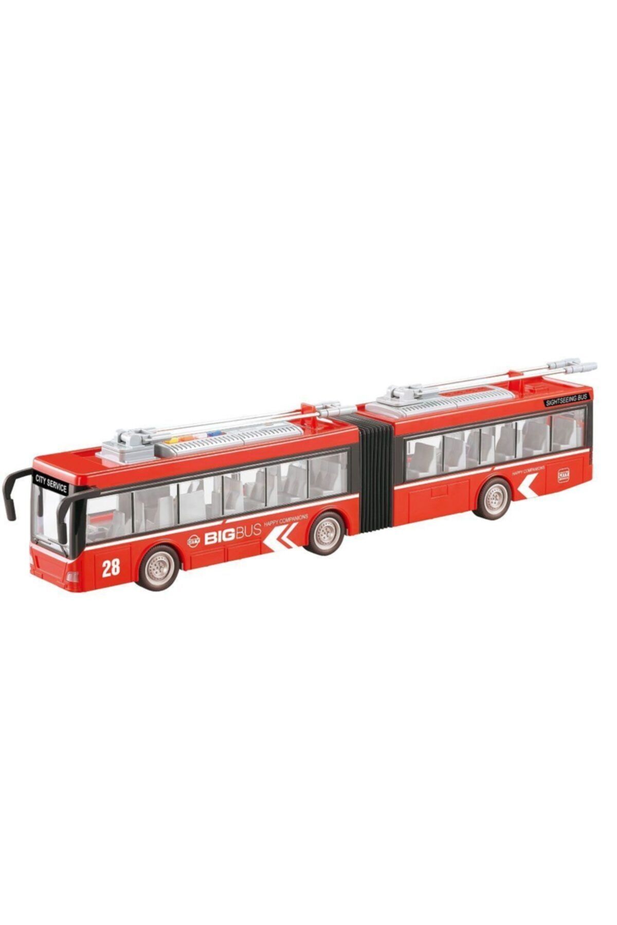 Vardem Sürtmeli Sesli Işıklı Körüklü Otobüs Oyuncak Metrobüs Scntoys