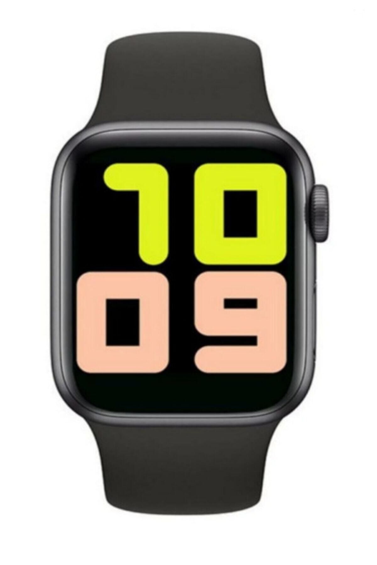 Elcon Akıllı Saat T500 Smart Watch Türkçe Menü Tam Dokunmatik - Siyah