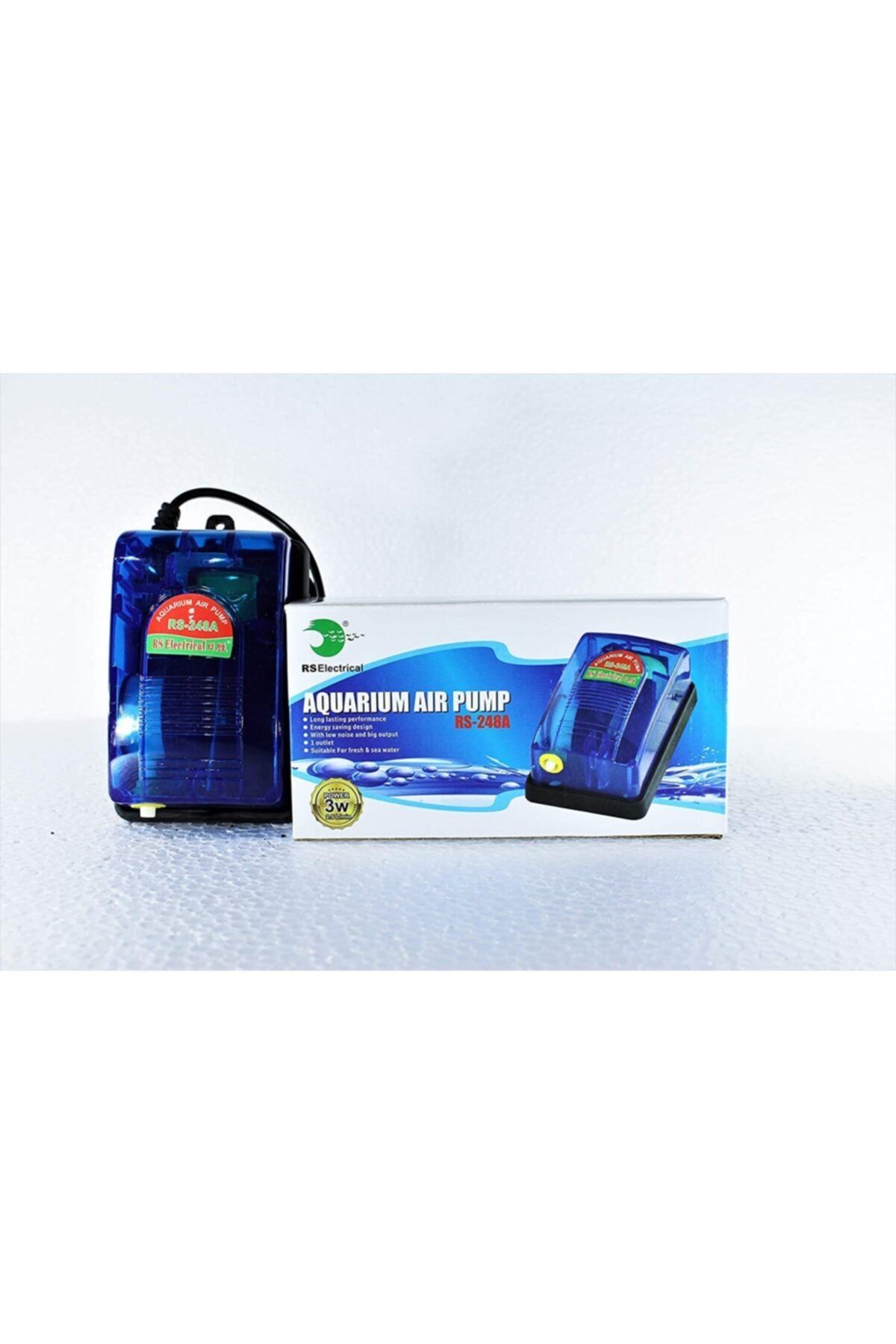OEM Rs-248a Tek Çıkışlı Akvaryum Hava Motoru 2,5 Lt/dak 3 W.