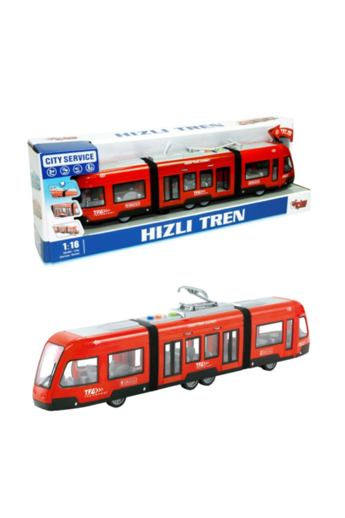 Vardem 1:16 Sürtmeli Sesli Işıklı Hızlı Tren