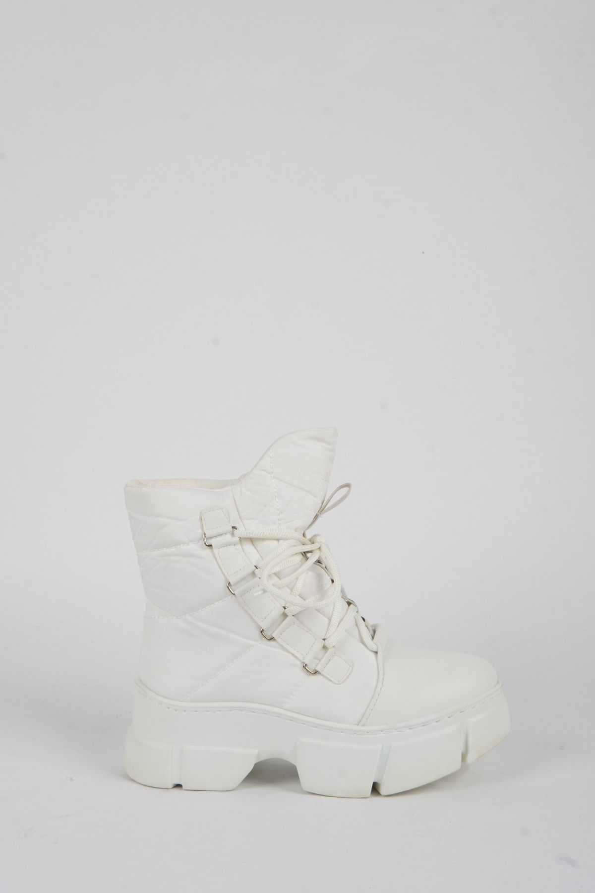 Mushoes Beyaz Kadın Kar Botu 80-180