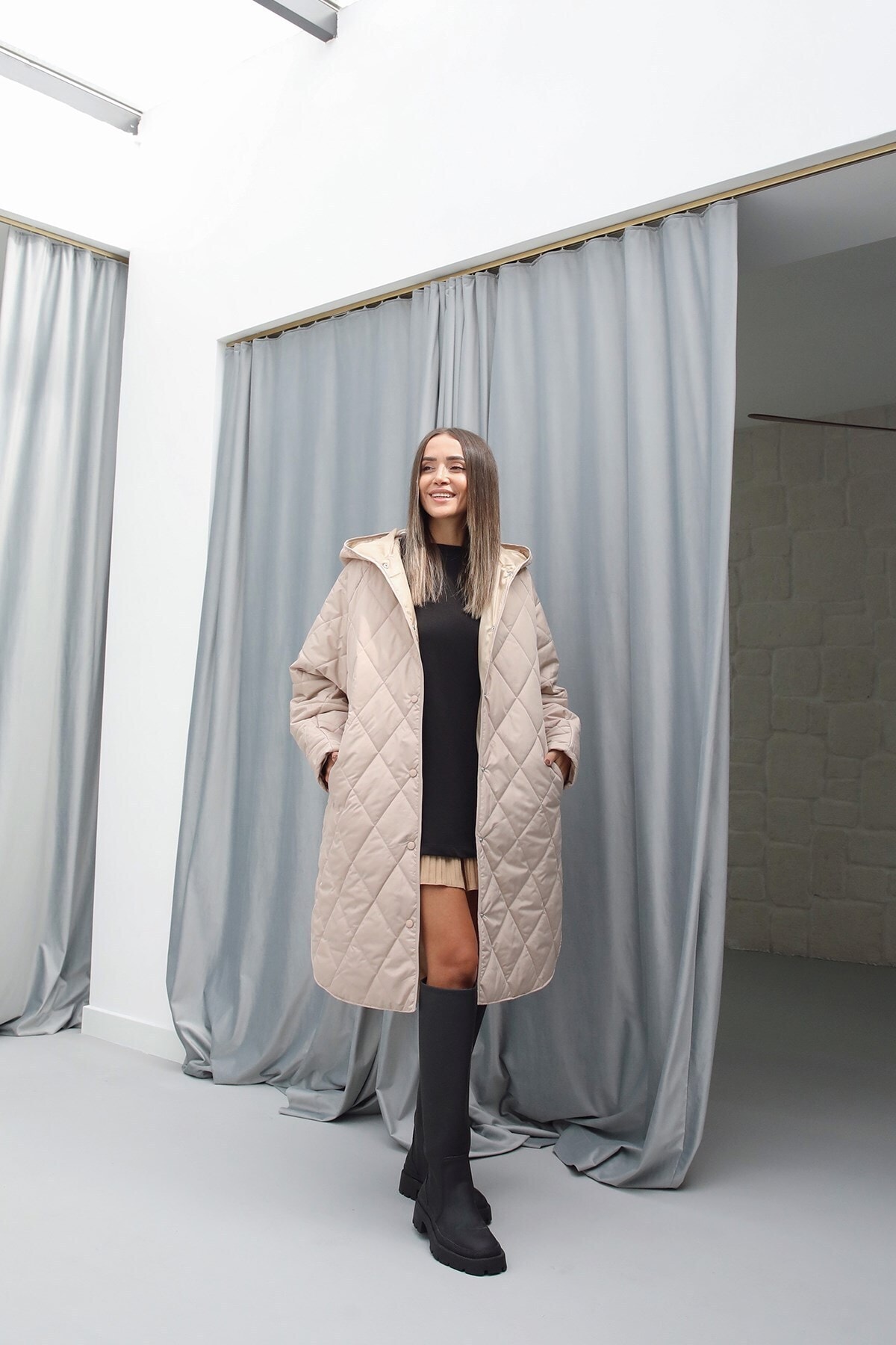Ven Boutique Kapüşonlu Kapitone Mont