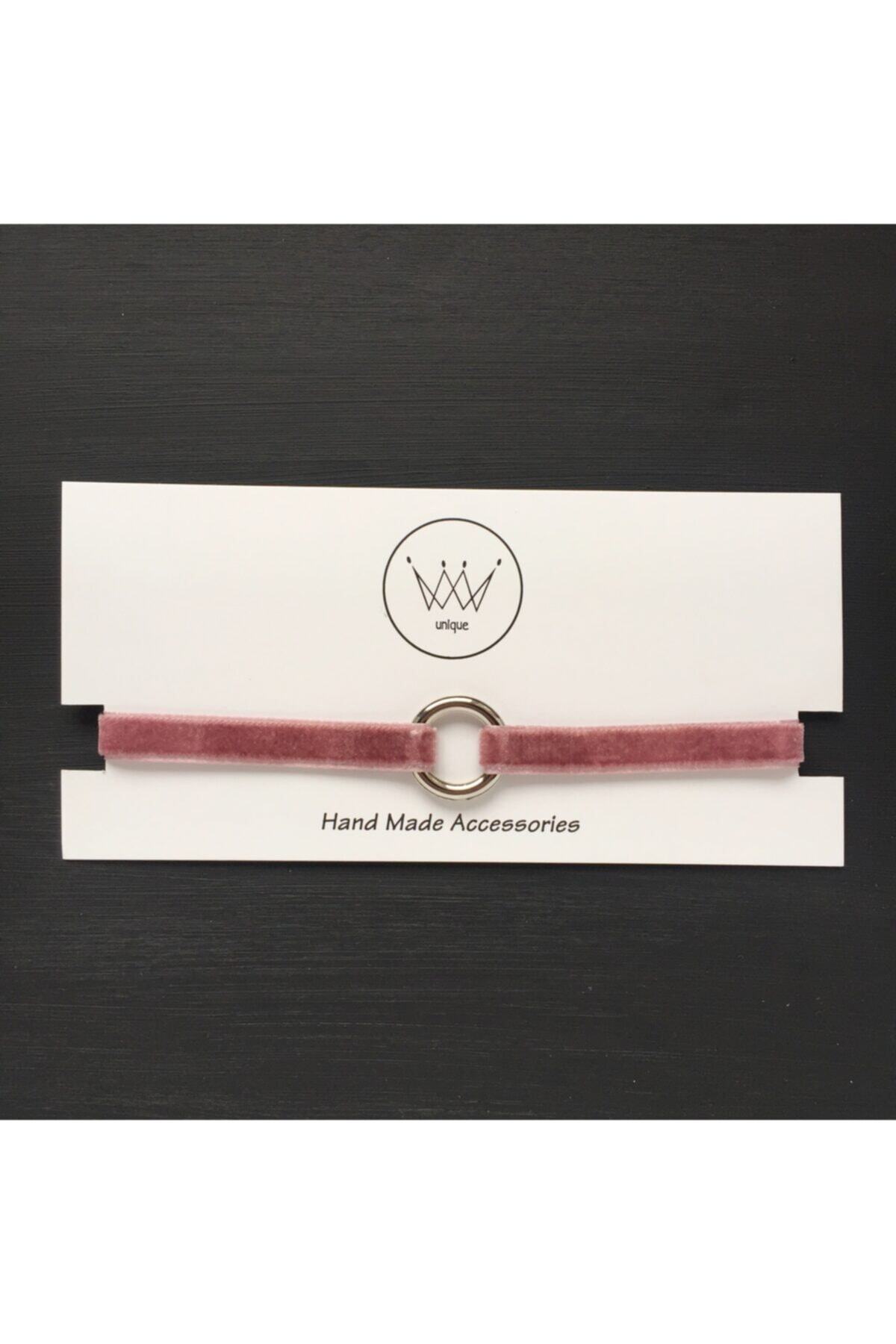 rabendi aksesuar Gül Kurusu Küçük Boy Halka Choker