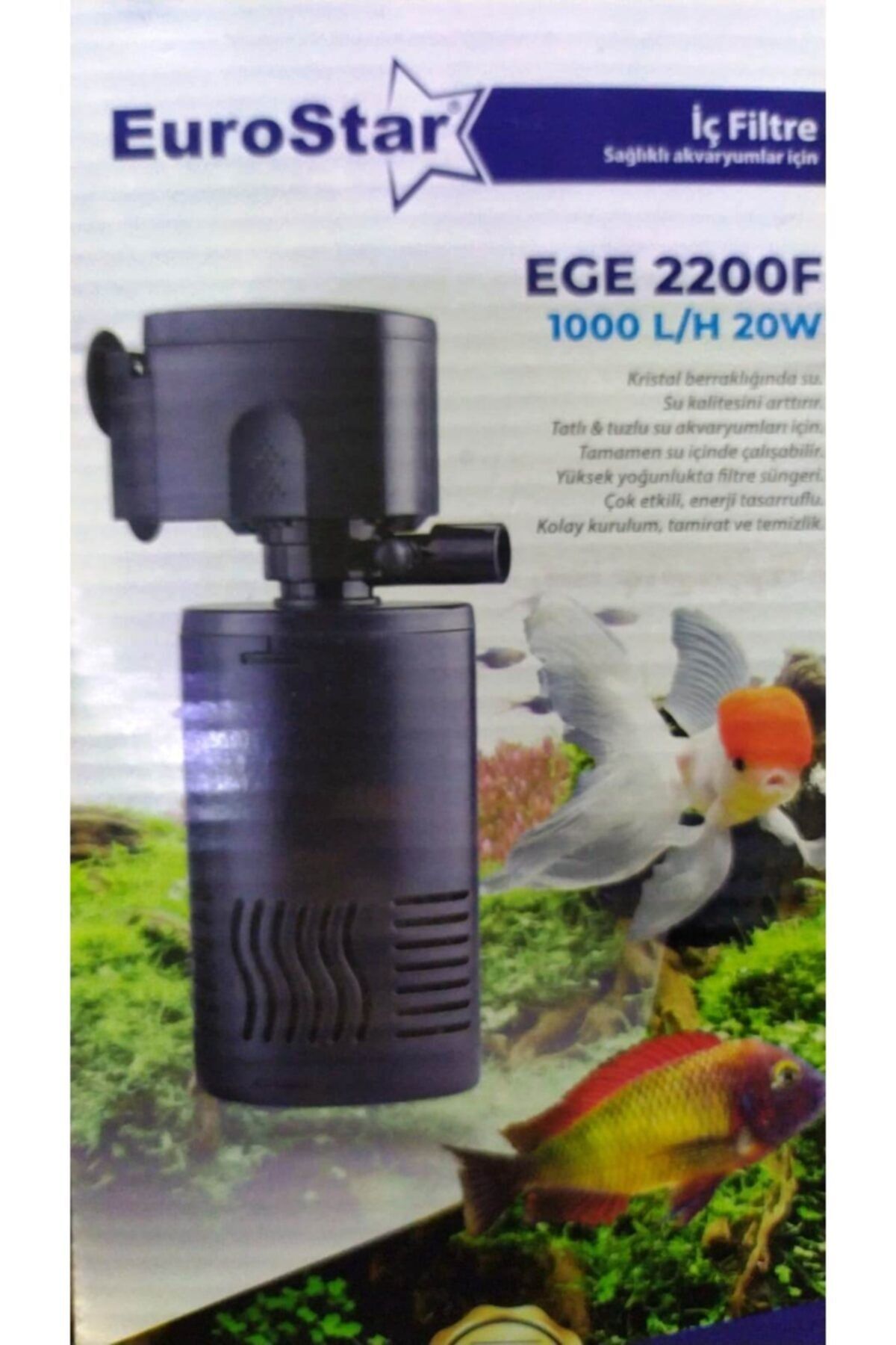EuroStar Ege 2200f Iç Filtre 1000 Lt/h 20w