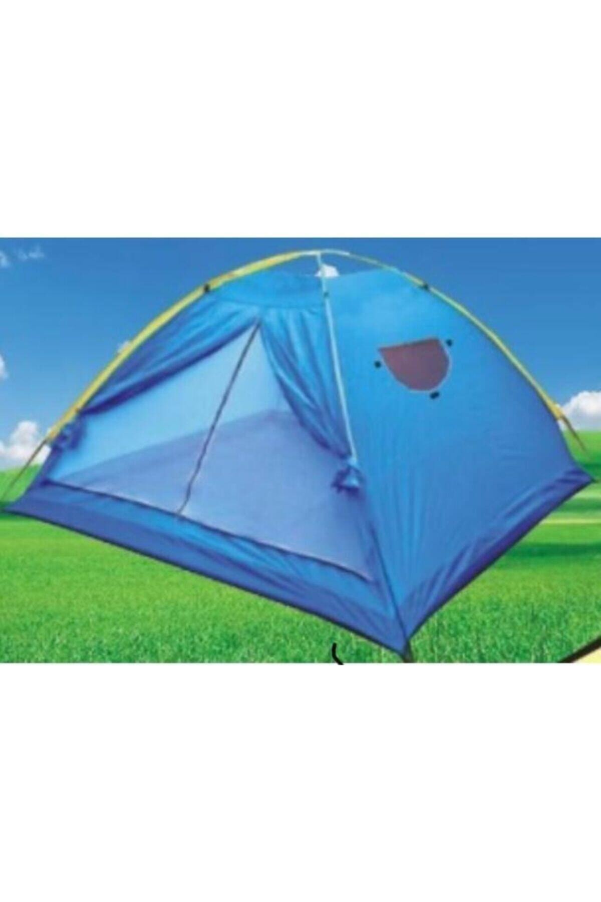 VONTAR 6 Kişilik Pencereli Kolay Kurulum Kamp Çadırı Fermuarlı 220x250x150 Cm