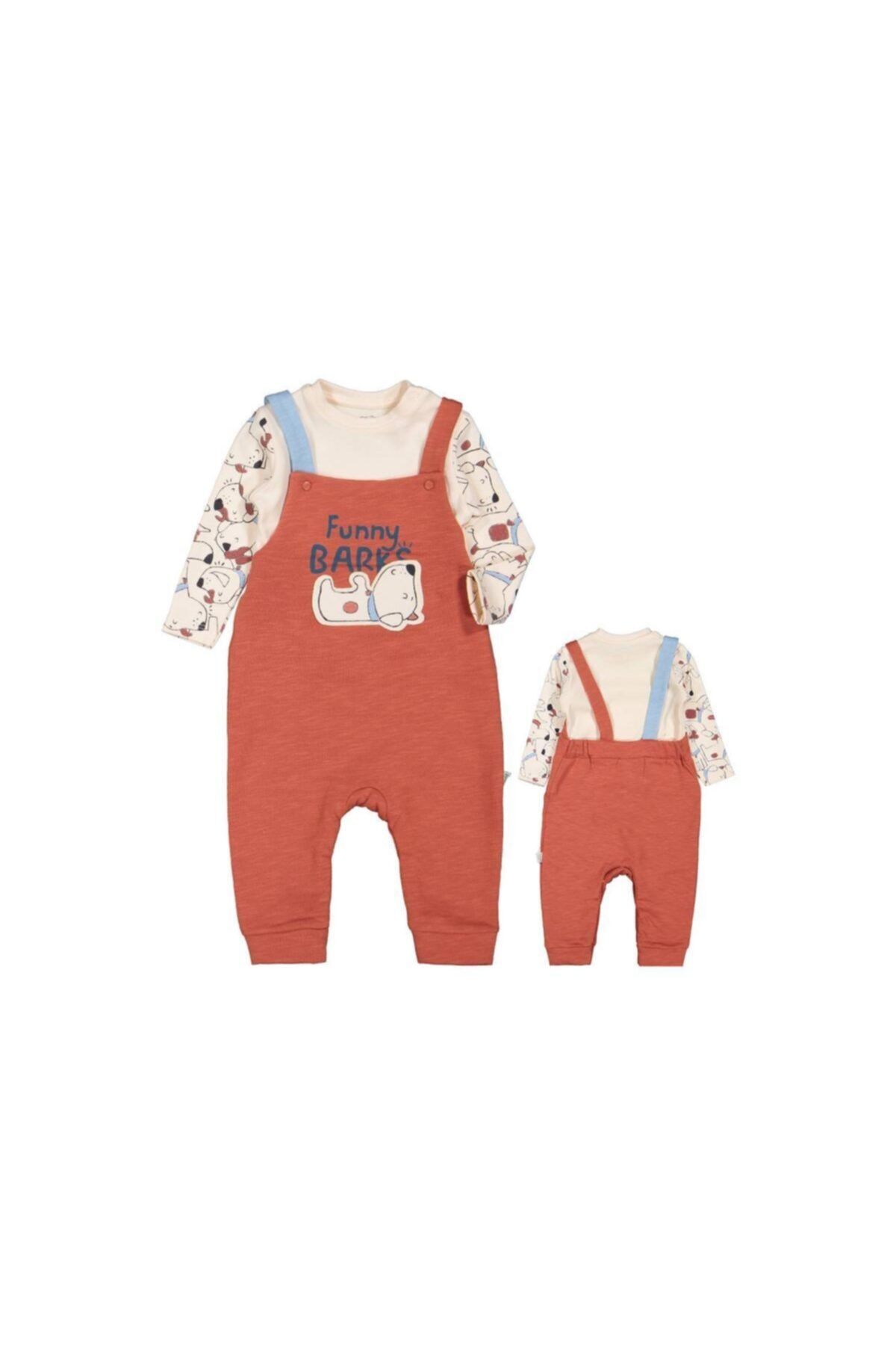 Coco Store Tongs Baby Barks Salopet 2946 Kiremit