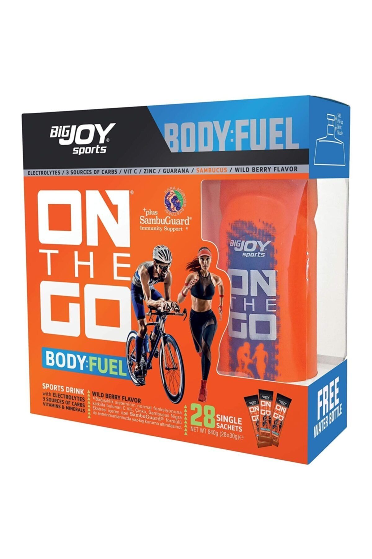 Bigjoy Sports Onthego Orman Meyveli 30gx28 Servis 1 Paket(1 X 840 G)