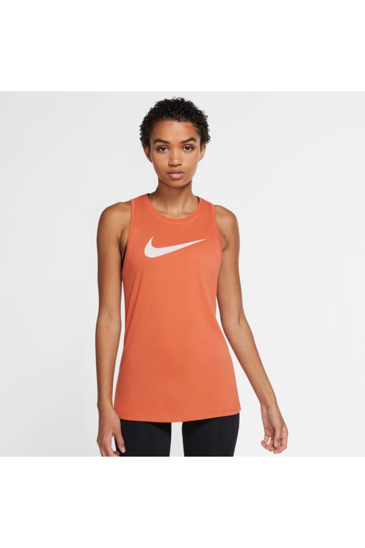 Nike Dry Icon Clash Kadın Turuncu T-shirt