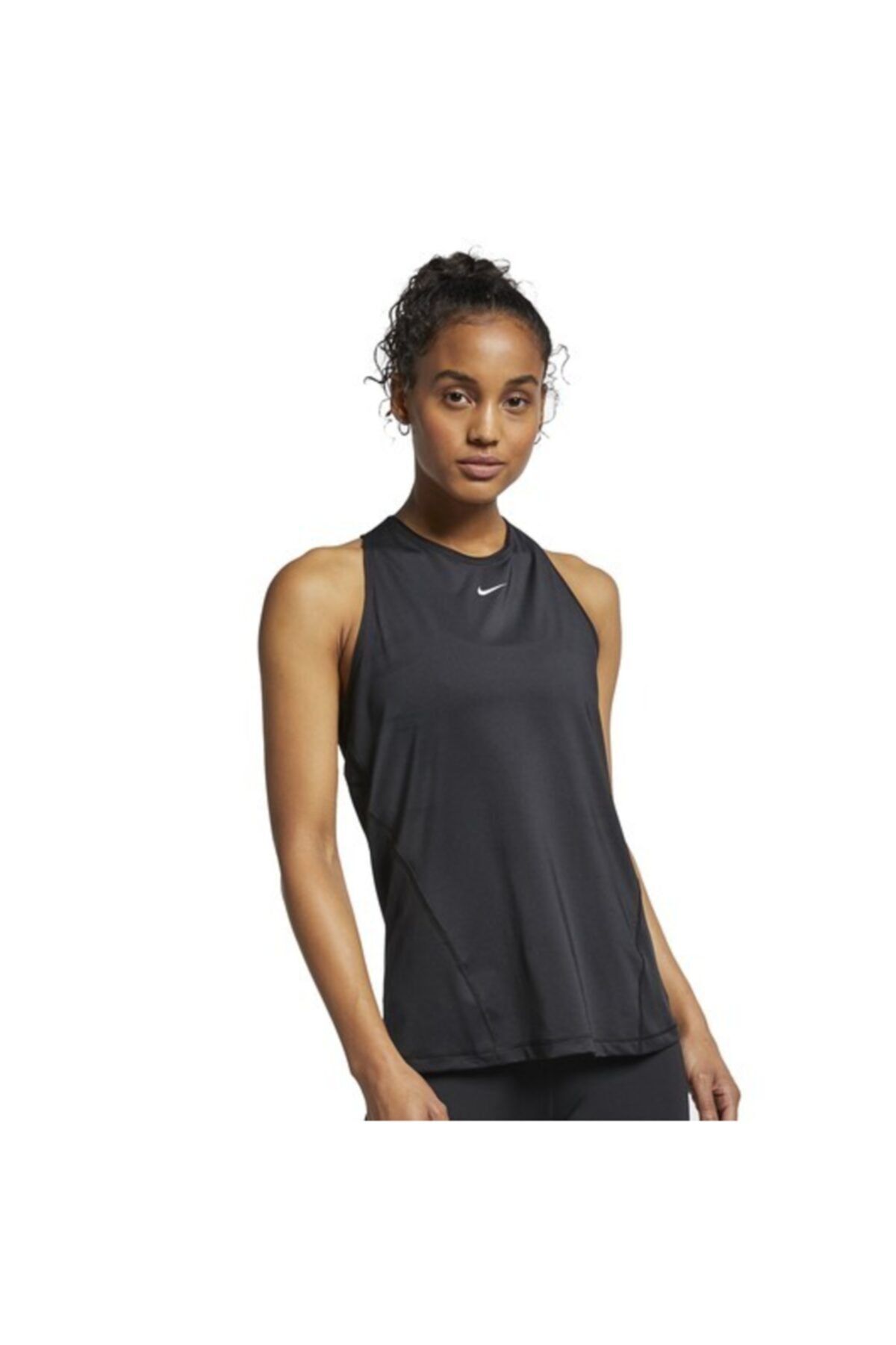 Nike Pro Mesh Tank Kadın Atlet - Siyah