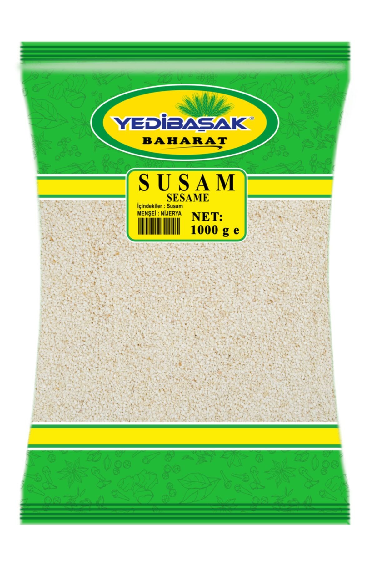 Yedibaşak Baharat Susam 1000 gr