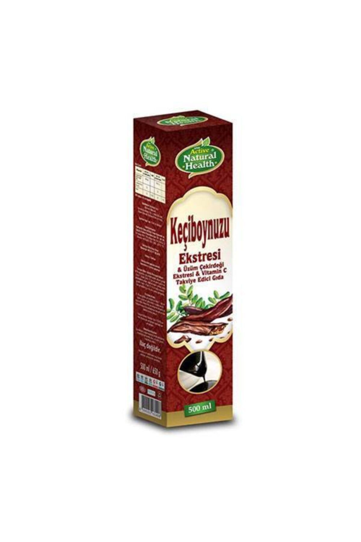 NATURAL HEALTH Active Keçiboynuzu (harnup) Özü 500 Ml