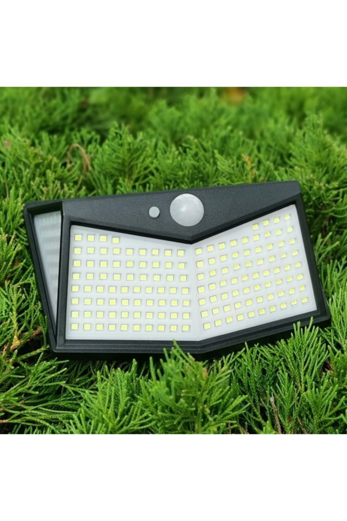 SpySoft 212 Led Solar Güneş Enerjili Hareket Sensörlü 4 Taraflı Bahçe Garaj Ev Aydınlatma Lambası 2x2400mah