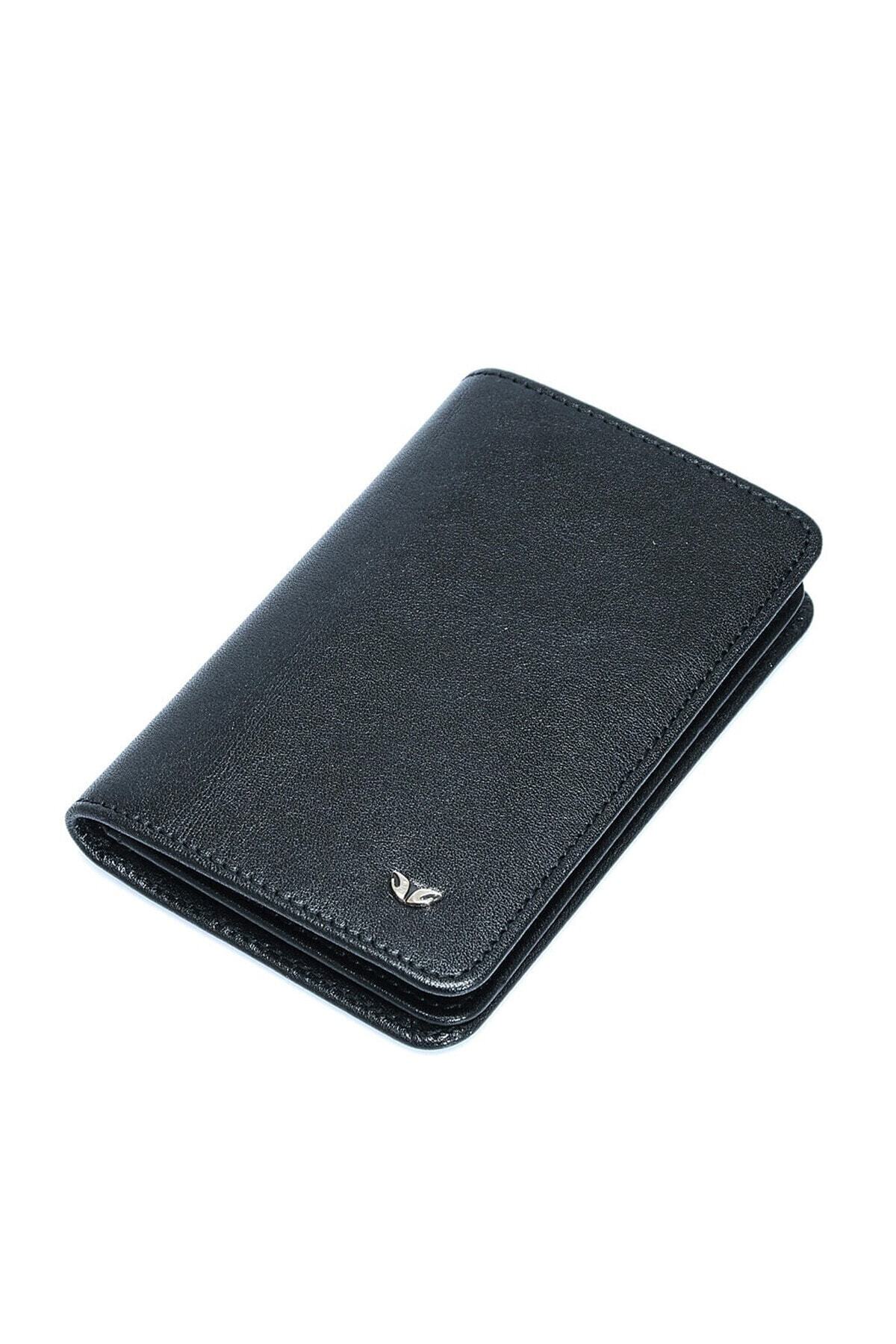 Tergan Hakiki Deri Siyah Unisex Kredi Kartlık S1KK00001508