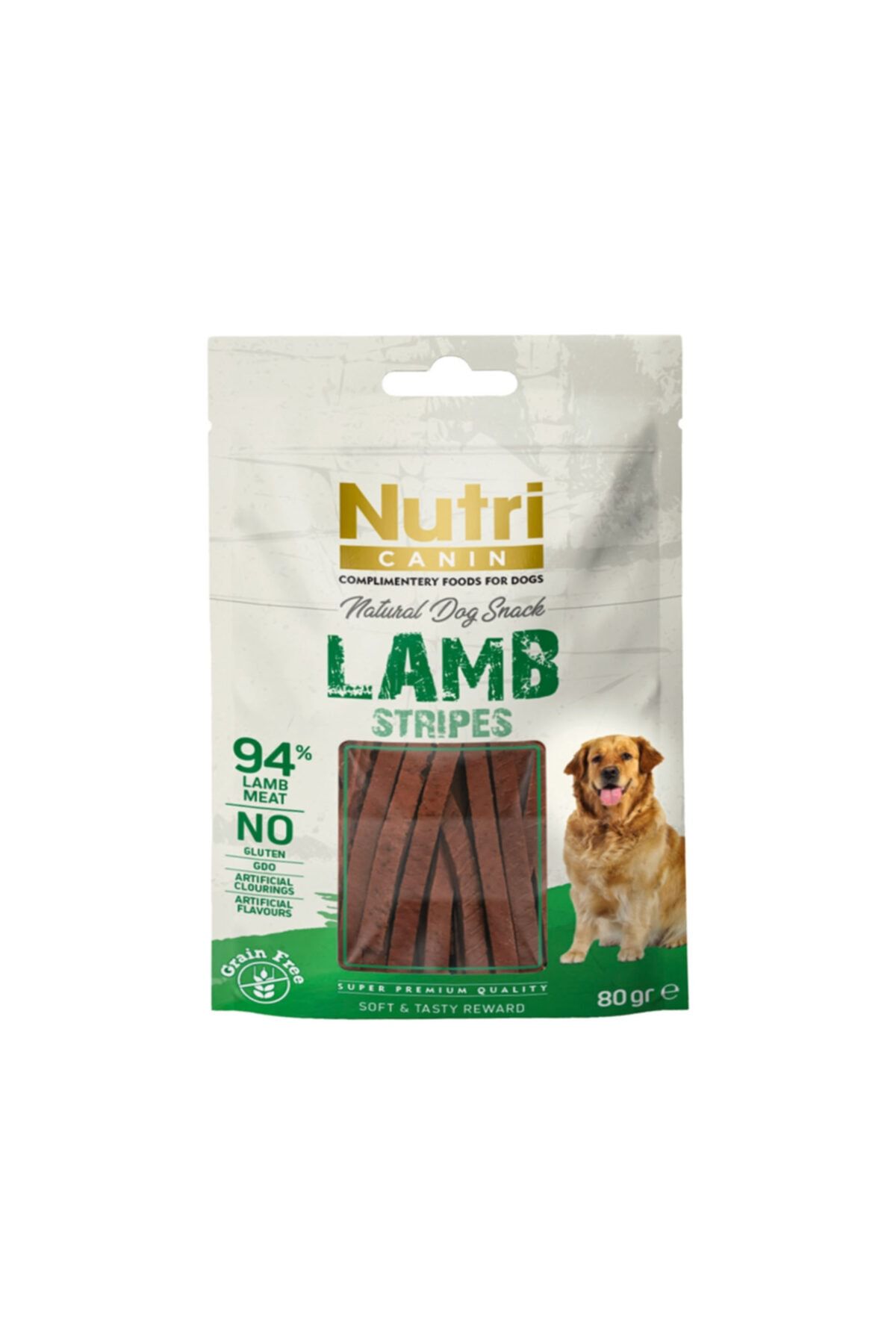 Nutri Canin Kuzu Etli Çubukları Tahılsız 80gr Köpek Ödülü