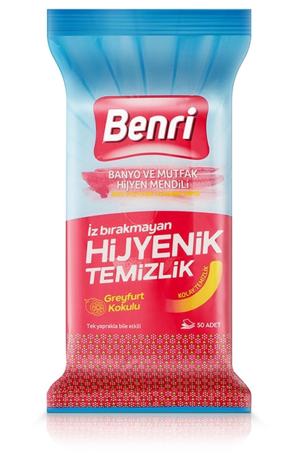 Benri Marka: Banyo Ve Mutfak Hijyen Mendili 50’li Kategori: Diğer Ev Temizlik Gereçleri