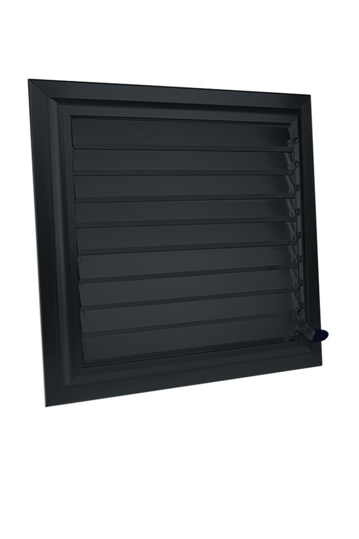 panjurfan 60x25 Alüminyum Hareketli Yüzeysel Antresit Gri Banyo Wc Menfezi