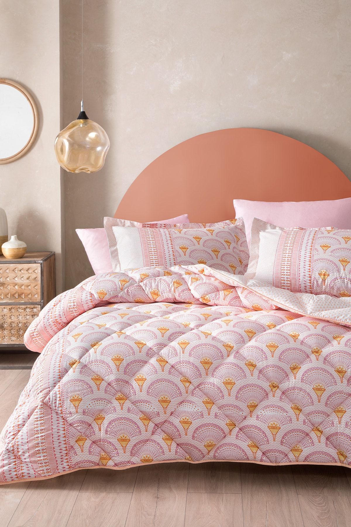 Yataş Bedding Soleil Çift Kişilik Uyku Seti - Pembe