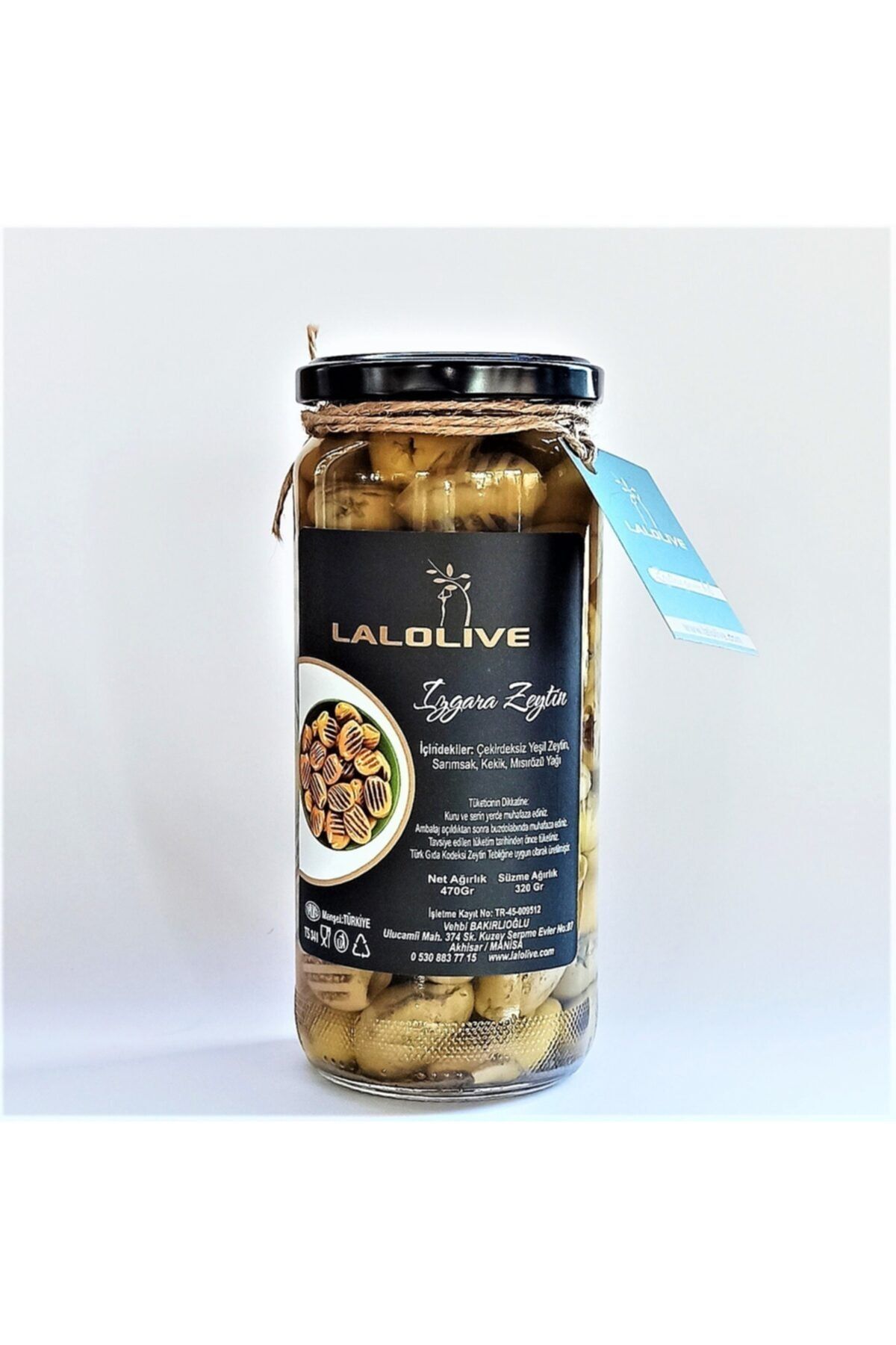 Lalolive Az Tuzlu Izgara Zeytin 320 Gr. Cam Kavanoz
