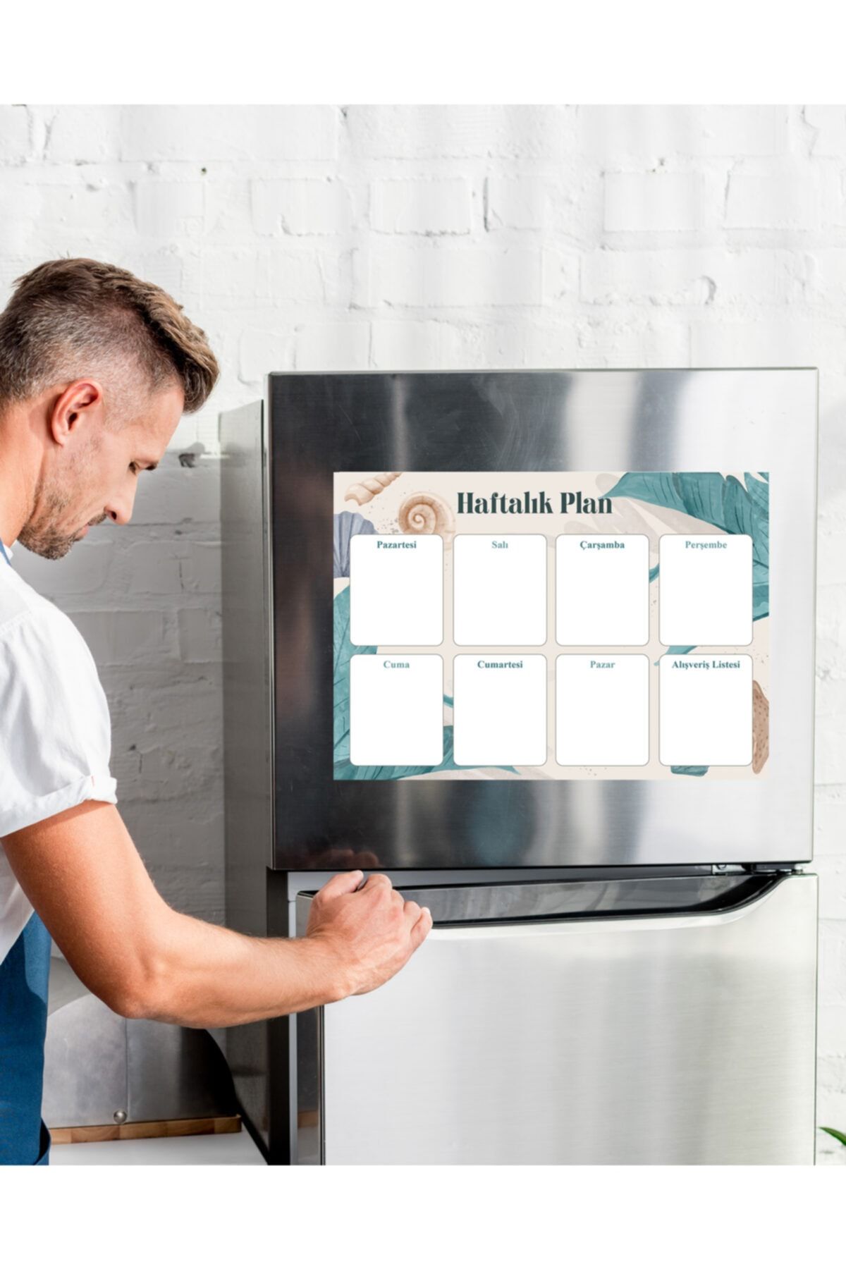 Magnet Haftalık Planlayıcı Buzdolabı