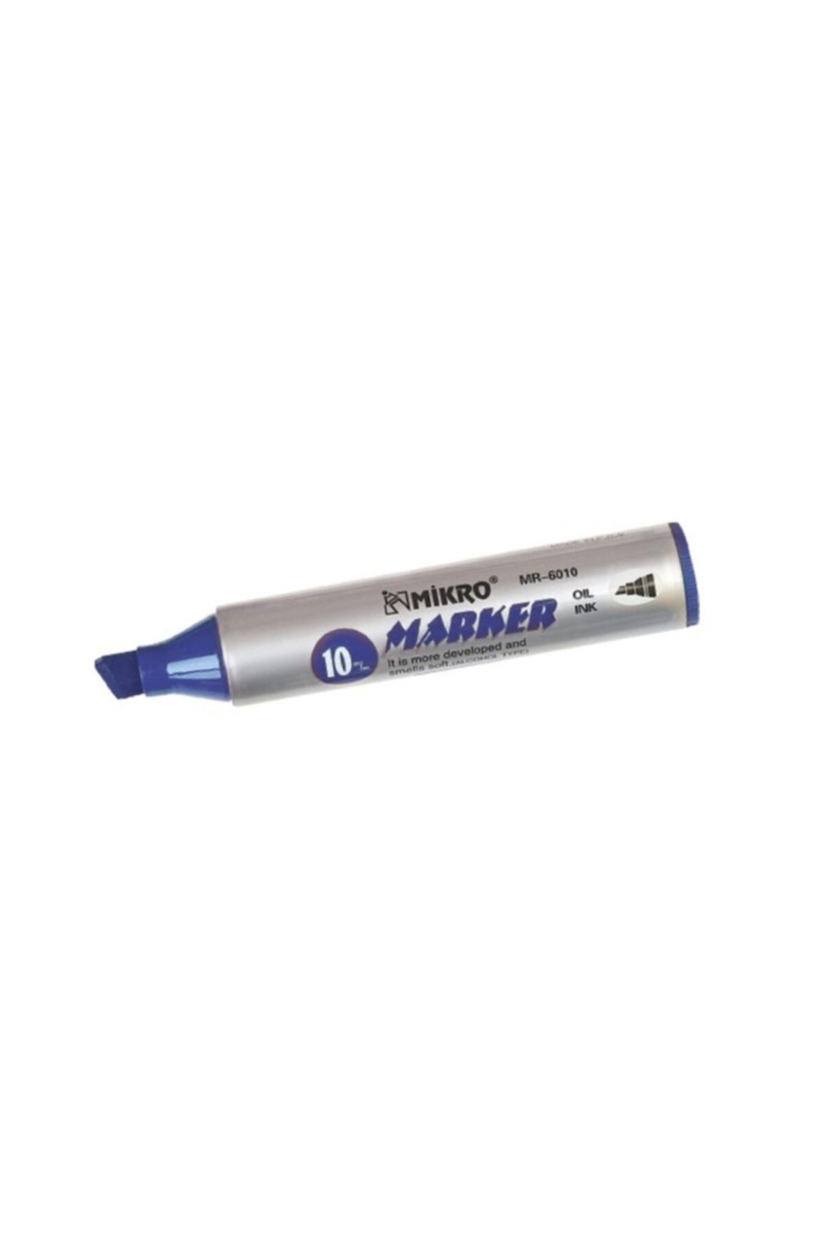 Mikro Mr-6010 Mavi Jumbo Permanent Marker Kalem 10 mm