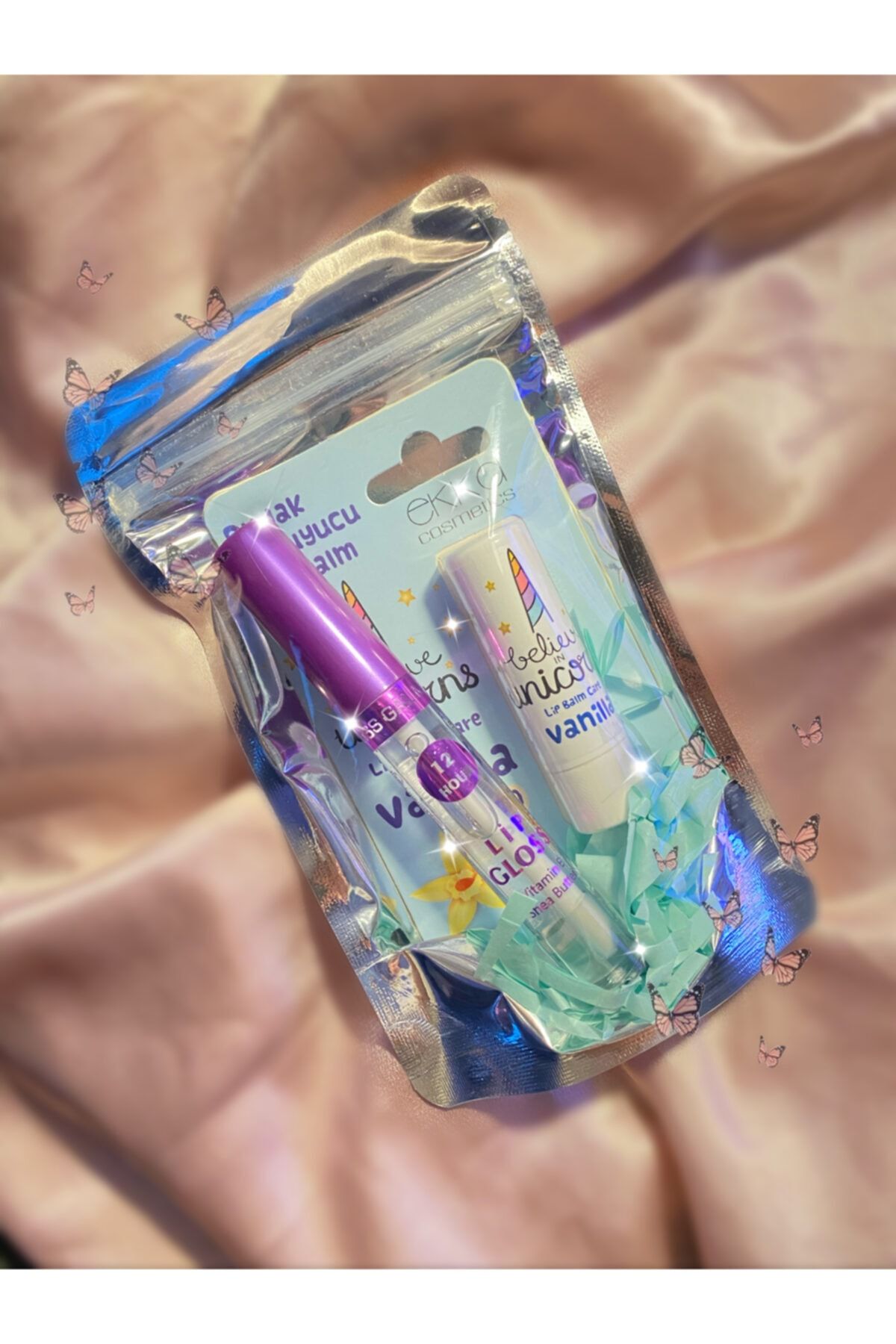 buenas store Dudak Parlatıcı & Vanilya Aromalı Spf 20 Koruyucu Dudak Nemlendirici