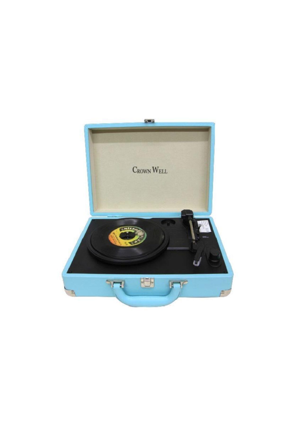DOĞANKARATİCARET Pikap Çantalı Crownwell Yandan Hoparlörlü Sky Blue Hoparlör Girişli