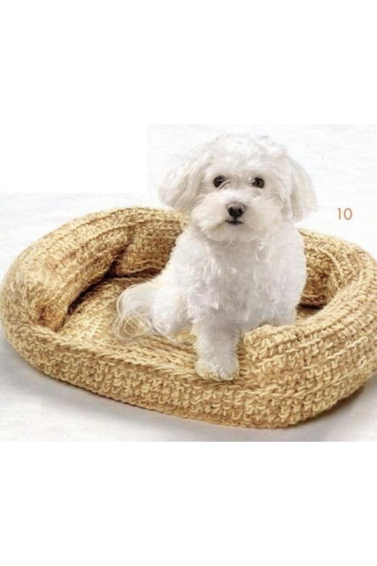 EKOLOJİK DÜNYA El Yapımı Doğal Kedi / Köpek Yatağı