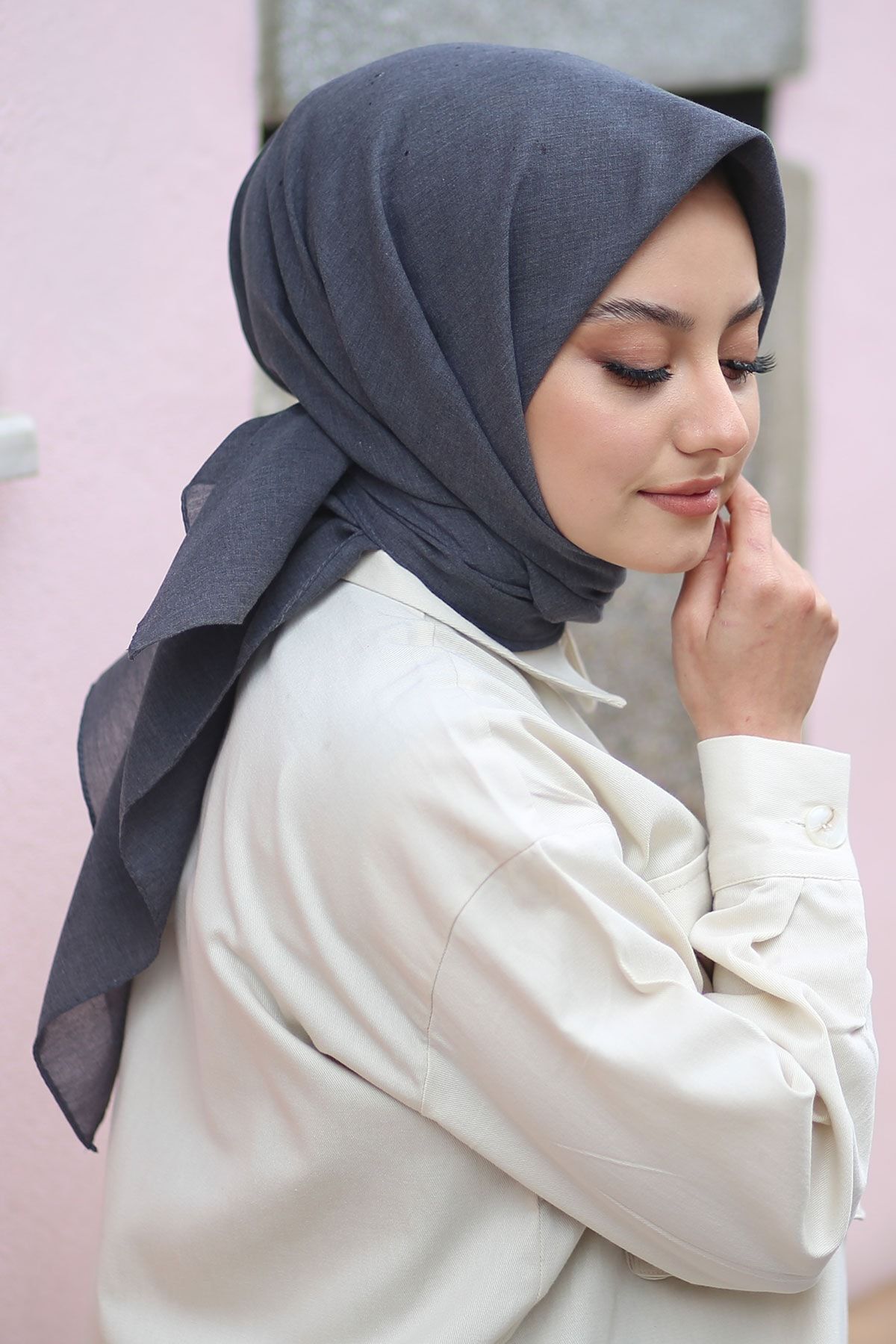 AFVENTE Kadın Füme Cotton Pamuk Eşarp Ck02