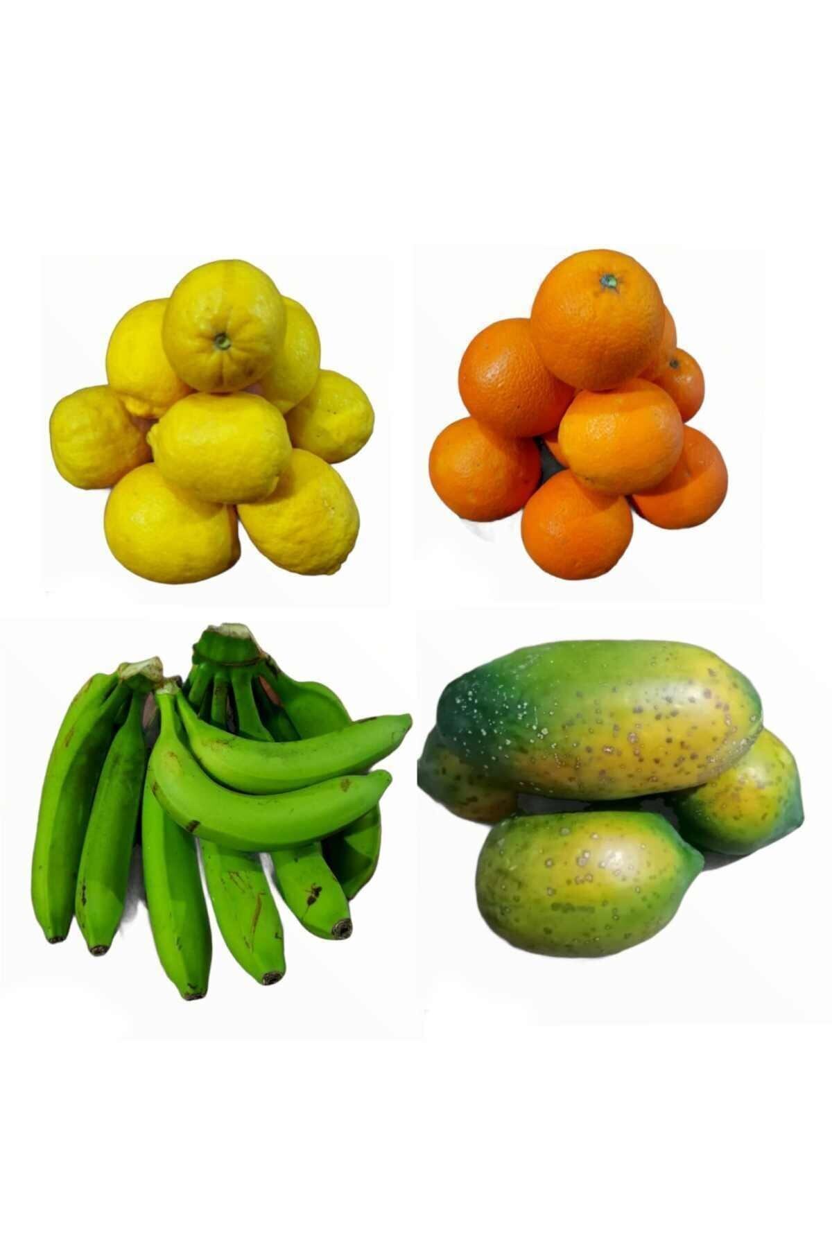 Alanya Özlem Papaya(En Az 2 kg) Yeşil Muz (2 kg) Portakal (2kg), Limon 2(kg)