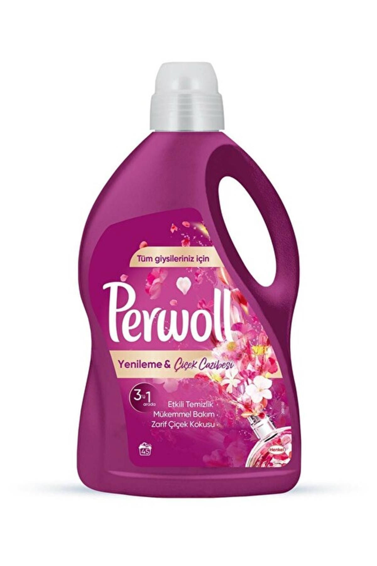 Perwoll Hassas Sıvı Çamaşır Deterjanı Yenlieme Ve Çiçek Cazibesi 2,7 L