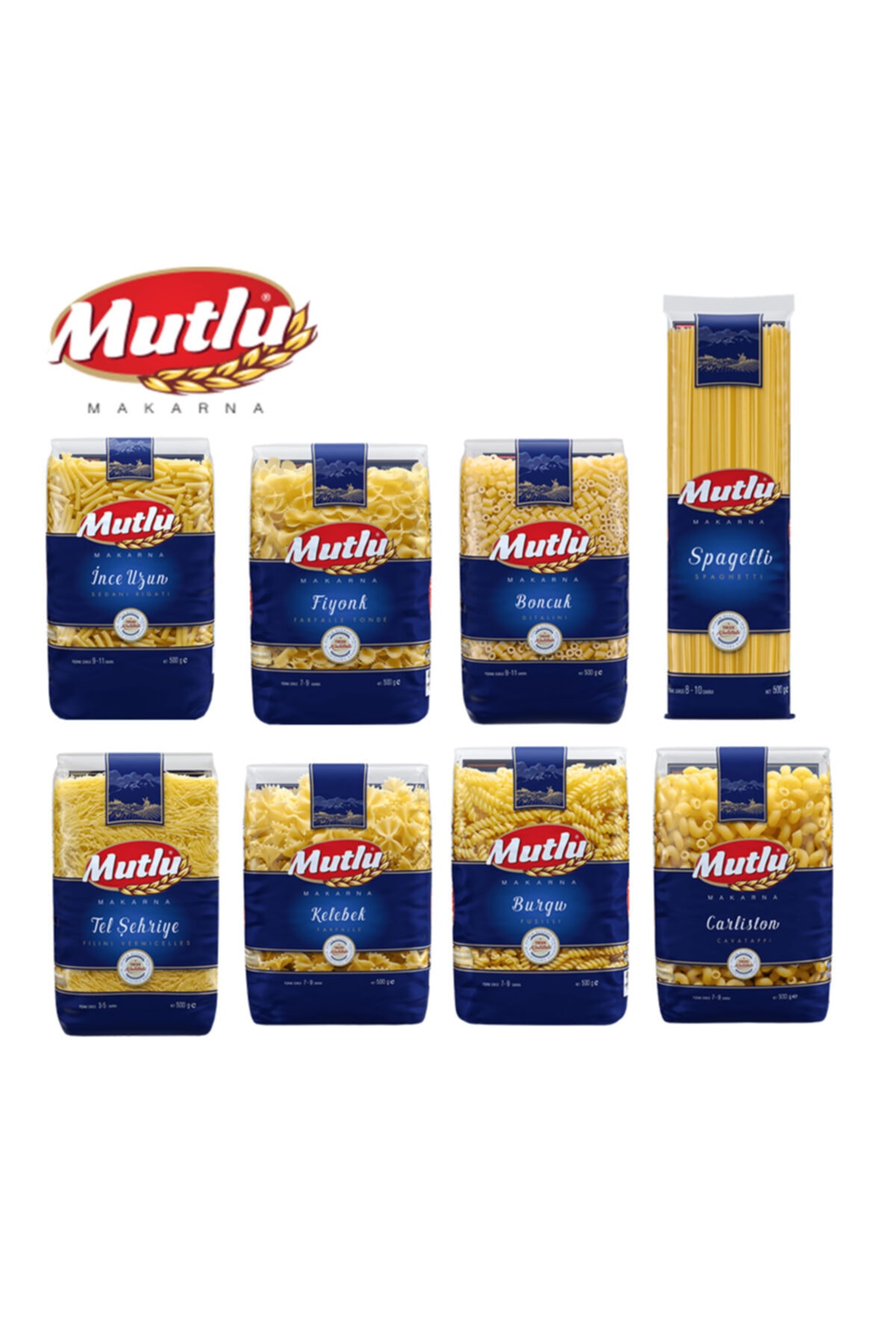 Mutlu Karma Koli 500gram X8 Adet