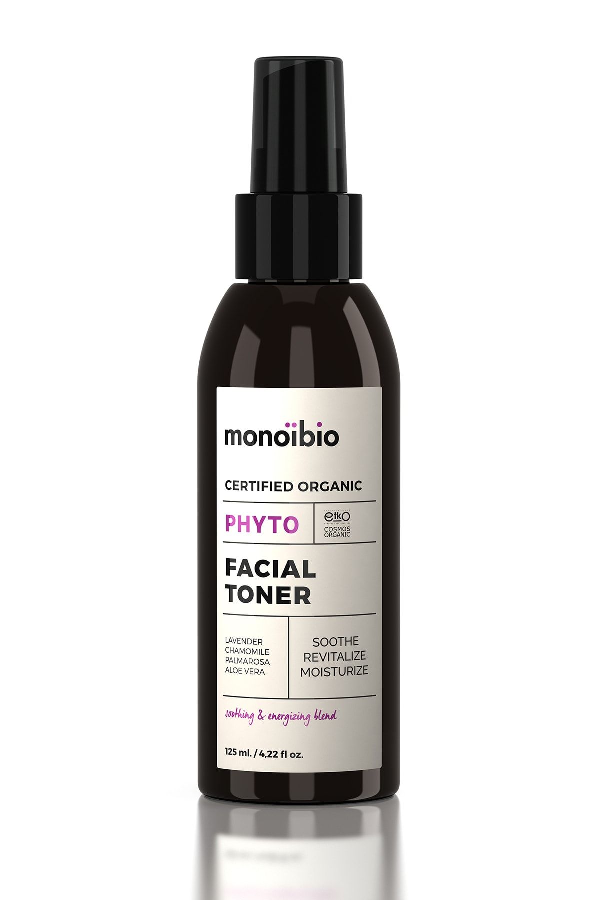 Monoibio Phyto Toner Dengeleyici Organik Yüz  Bakım Toniği - Cilt Bakımı için Organik Sertifikalı Ürün
