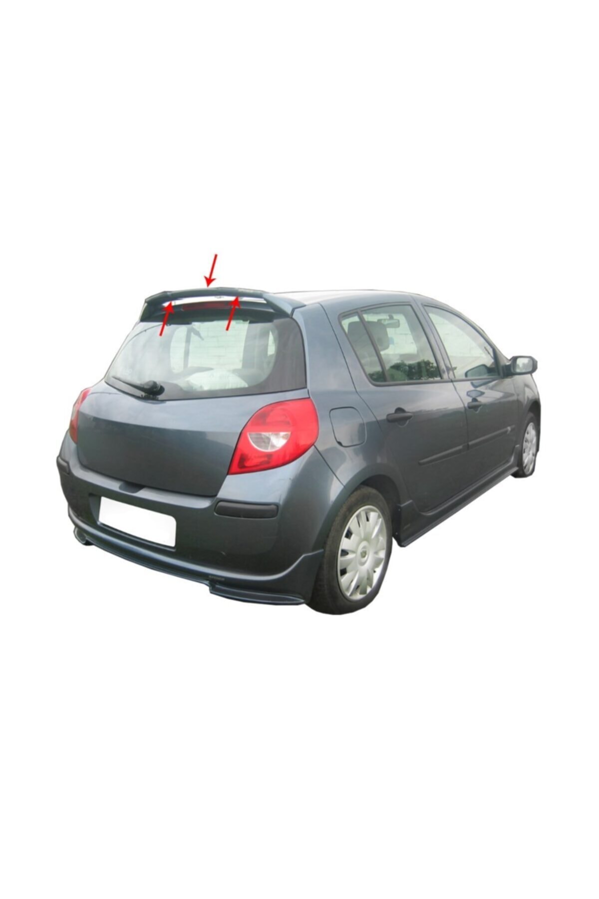 X POWER TUNİNG Renault Clio 3 2005.2012 H.b Fiberglas Astarlı Boyasız Spoyler
