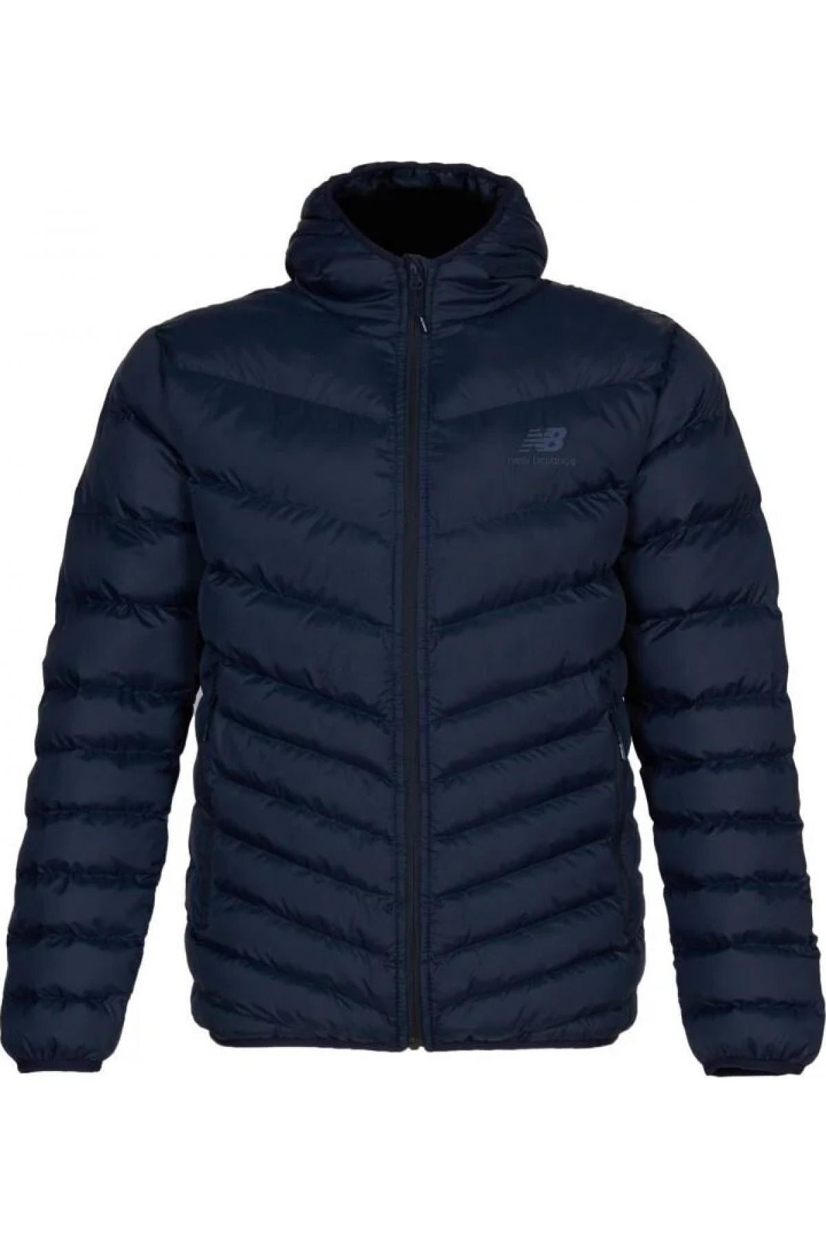 New Balance Mpj3121 Nb Puffer Jacket Lacivert Erkek Mont