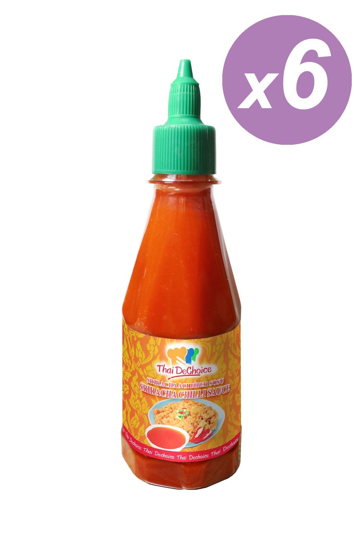 Dechoice Acı Biber (shiracha) Sosu 250 Ml (6'lı Koli)