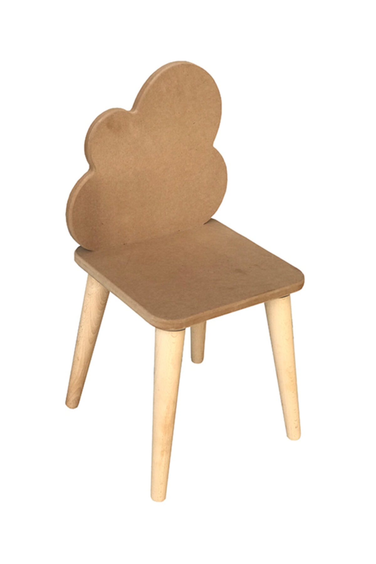 Özka Hobi Ahşap Ahşap Ham Mdf 18 Mm Aktivite Ve Etkinlik Çocuk Sandalyesi- Çs02