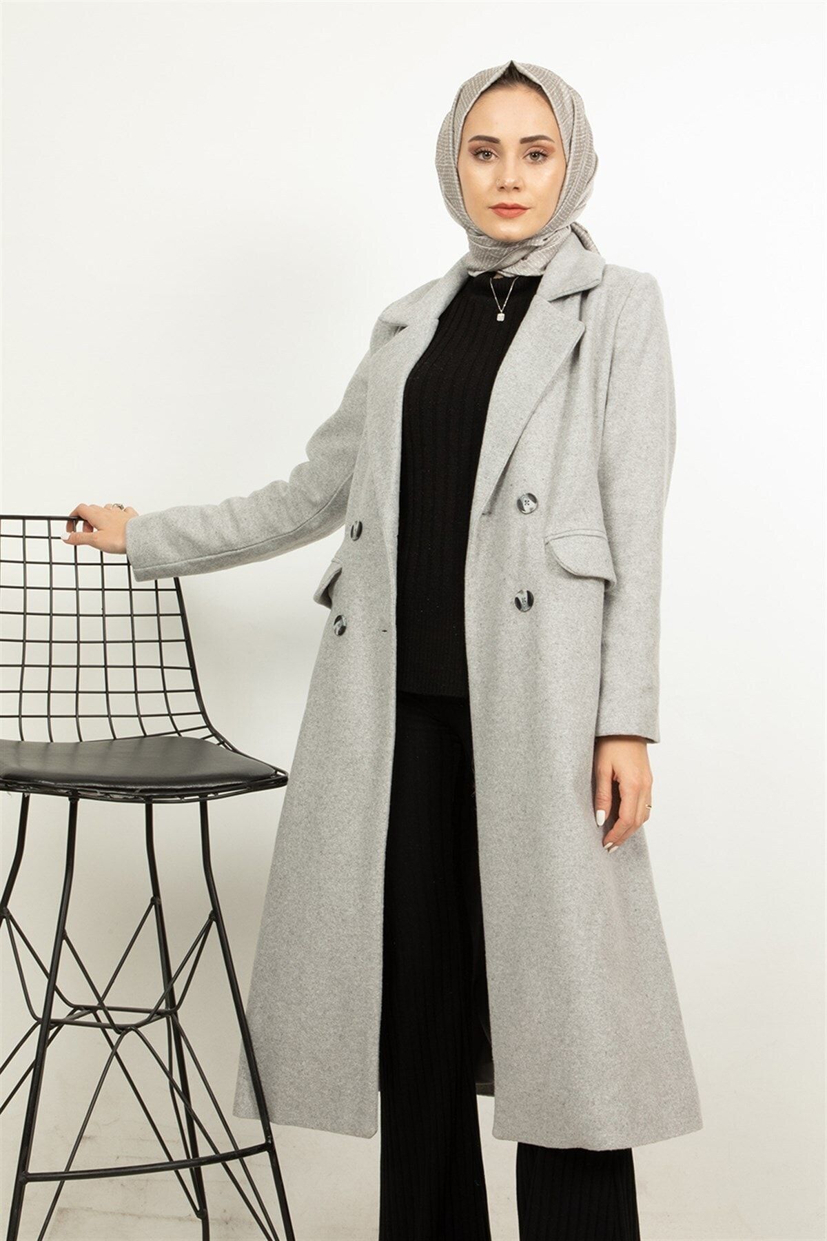 Sümeray Sümeray Gri Renkli Kaban - 328