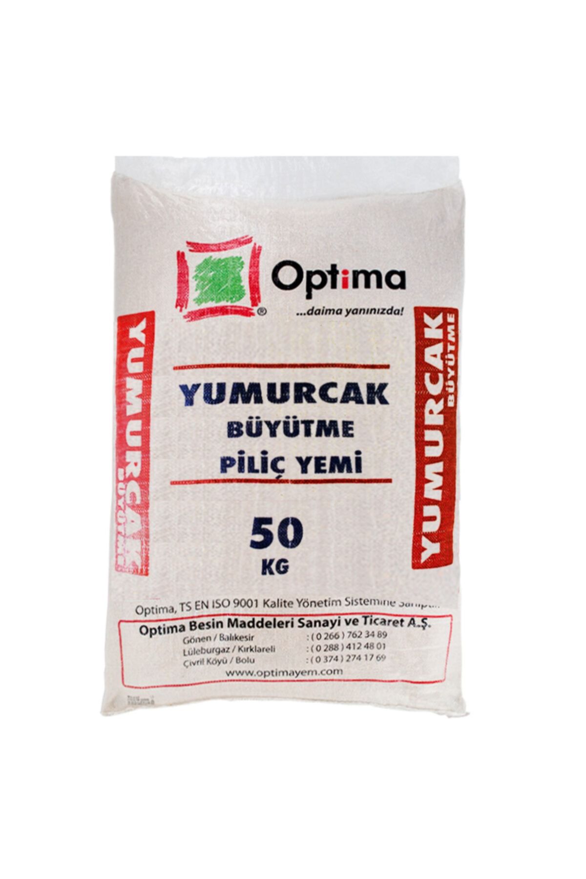OPTİMA YEM Yumurcak Büyütme 50 Kg (granül Yada Pelet)