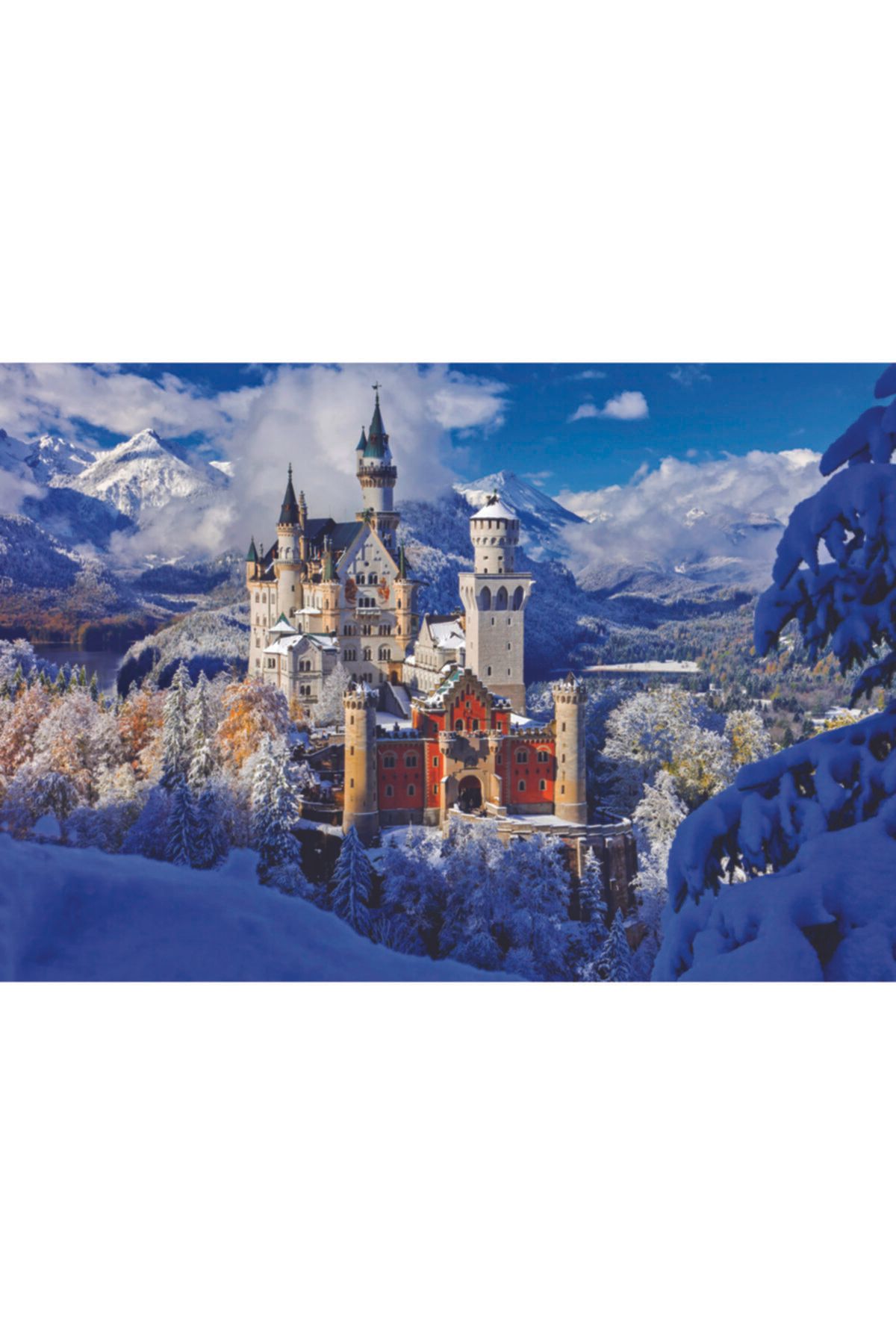 Anatolian Puzzle 2022 - 2000 Parça - Neuschwanstein Castle - 3957