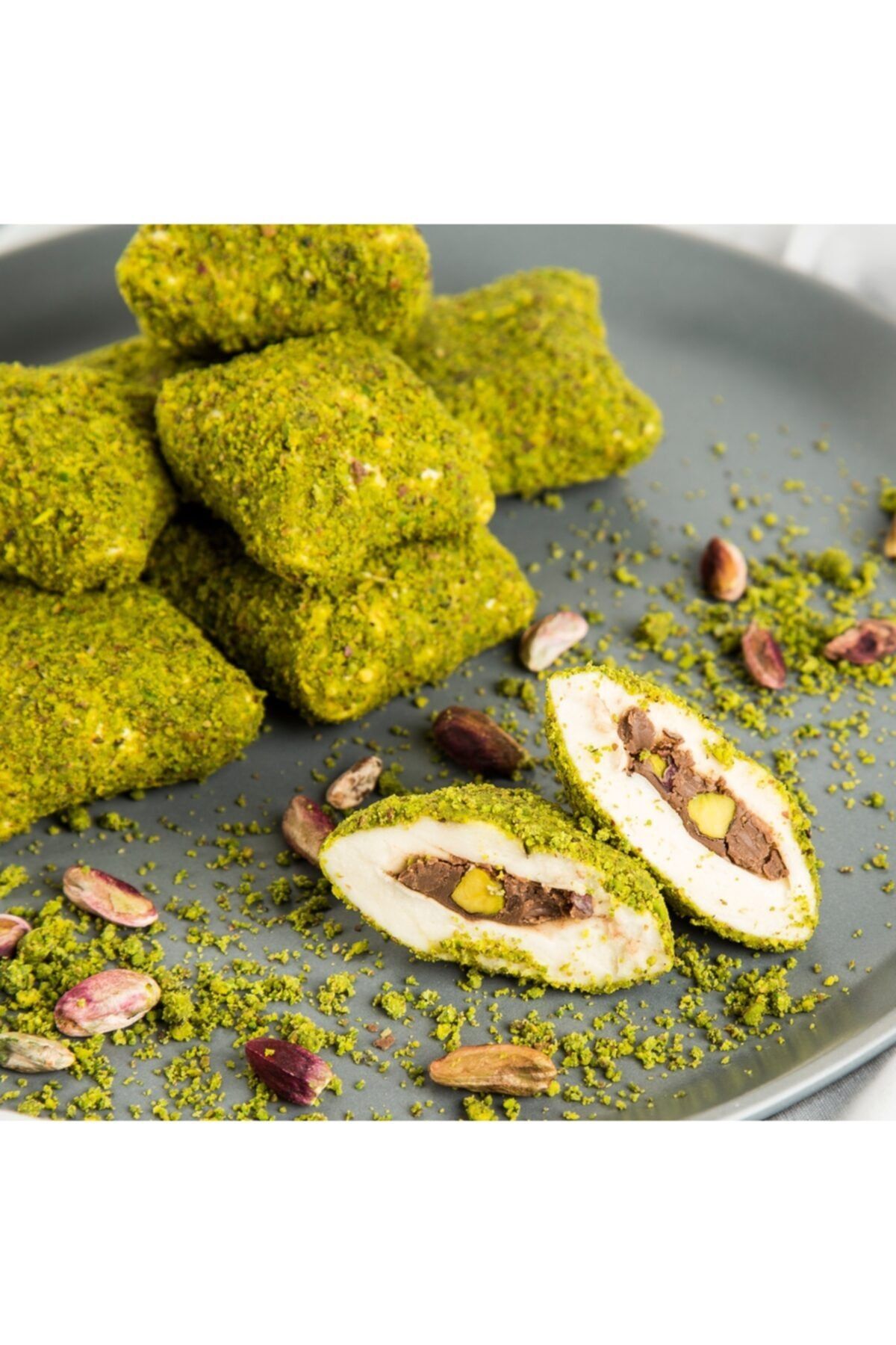 ANTEP NATUREL (1kğ) Antep Fıstıklı Çikolatalı Bohça Lokum
