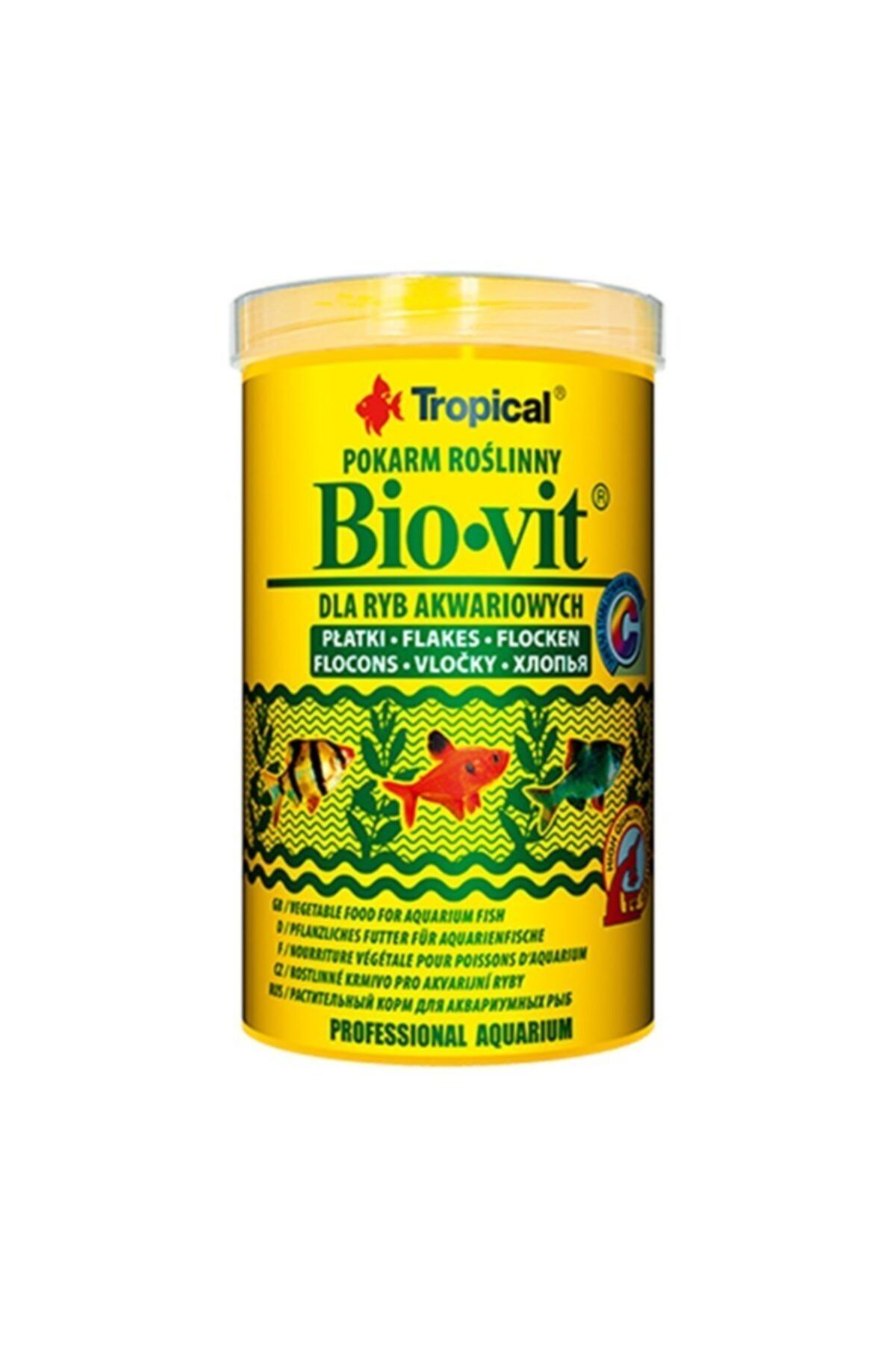 Tropical Bio-vit Bitkisel Içerikli Pul Balık Yemi 1000 Ml/200 Gr