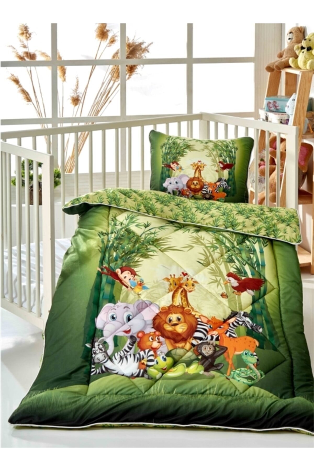 Komfort Home Dijital Baskılı Thermal Kumaş Bebek Yorgan Seti /b11