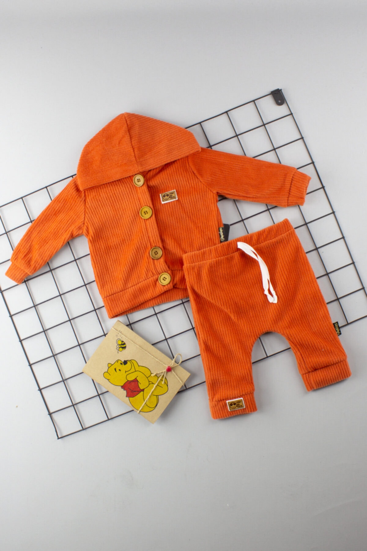 Popshops Boys Kadife Fitilli Kumaş 2'li Takım