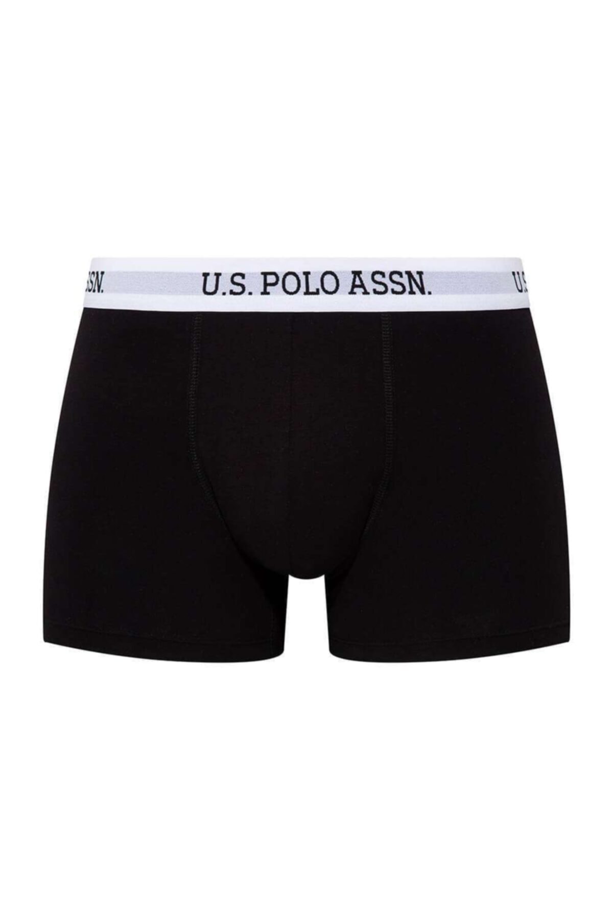 U.S. Polo Assn. Erkek Siyah Tekli Boxer