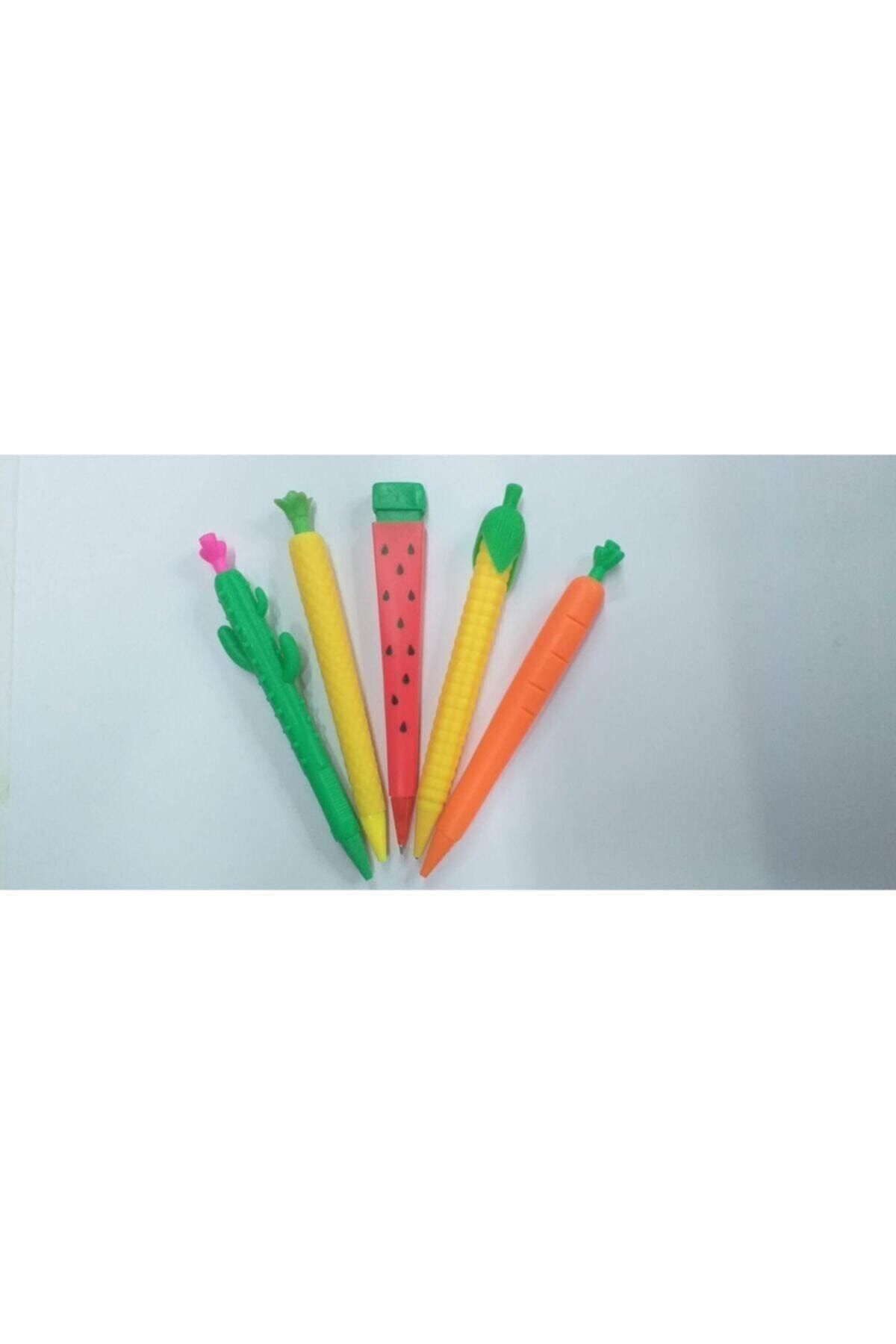 Eylül Uçlu Kalem Seti Mısır Havuç Kaktüs Ananas Karpuz