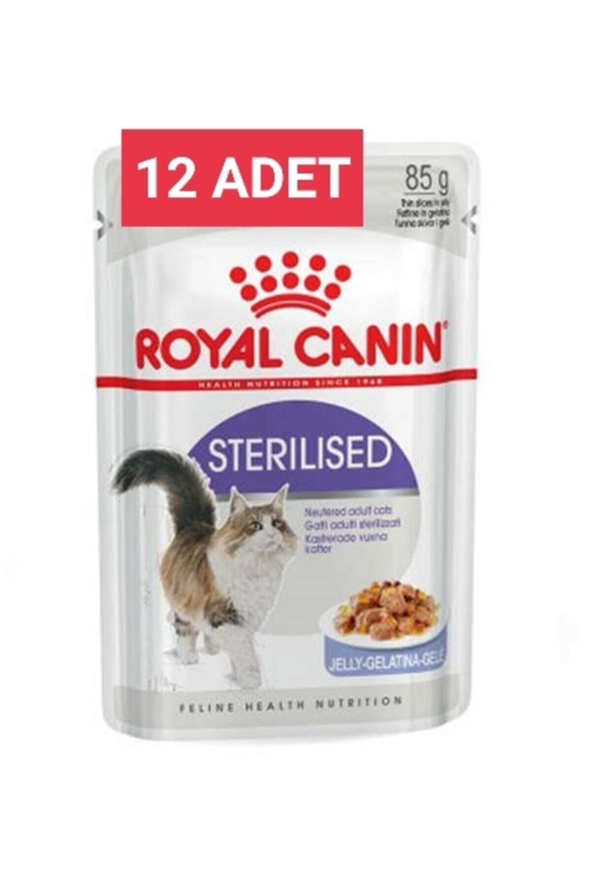 Royal Canin Sterilised Jelly Pouch Kısır Kedi Yaş Maması 12 Adet X 85 Gr