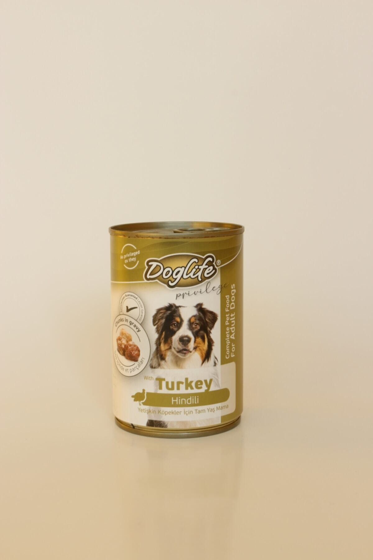 Doglife Hindili Yetişkin Köpekler Için Yaş Mama 400 Gr