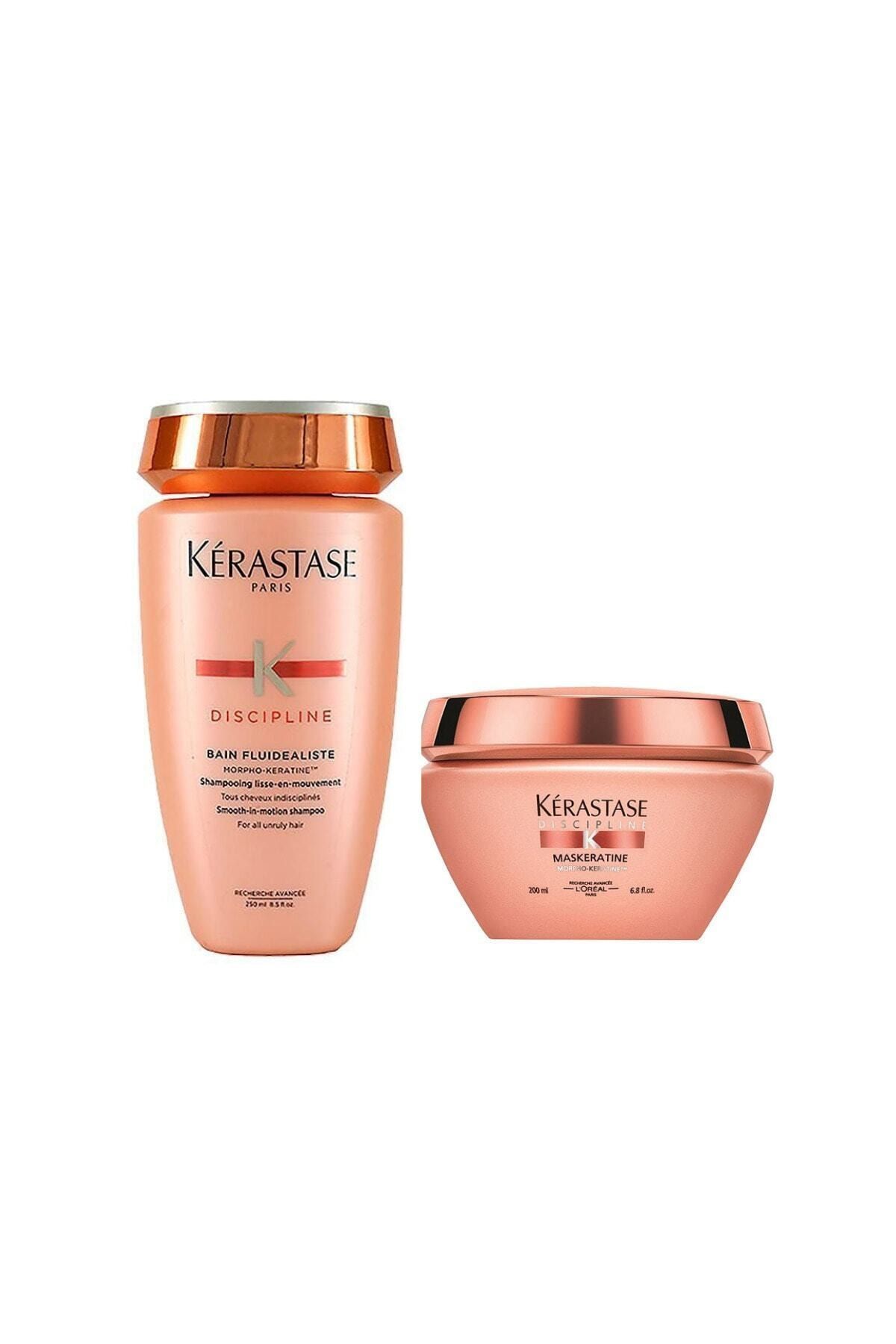 Kerastase Discipline Maskeratine Saç Maskesi 200 ml + Discipline Bain Fluidealiste Şampuan 250 ml