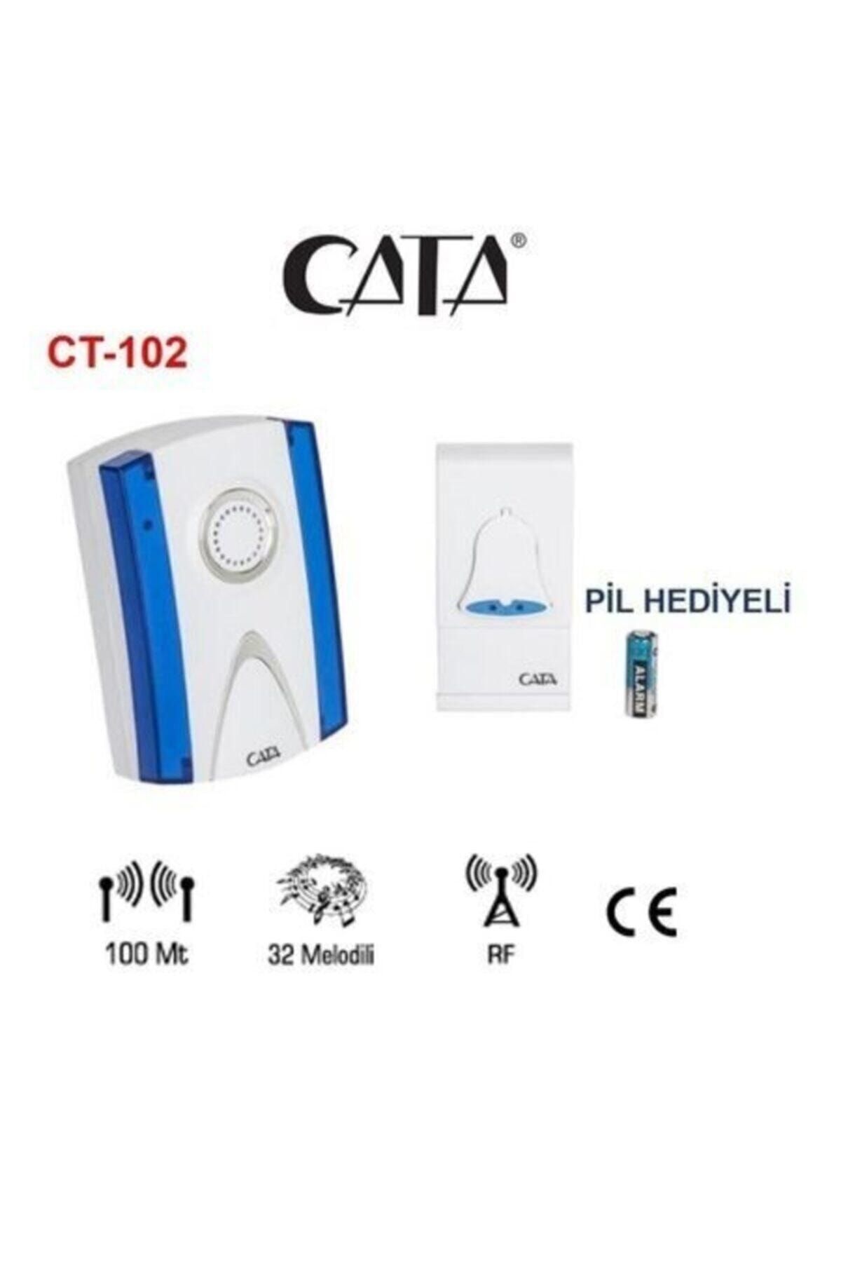 Cata Ct-102 Kablosuz Kapı Zili Uzaktan Kumandalı Zil Hasta Çağrı Butonu Olarak Kullanılabilir