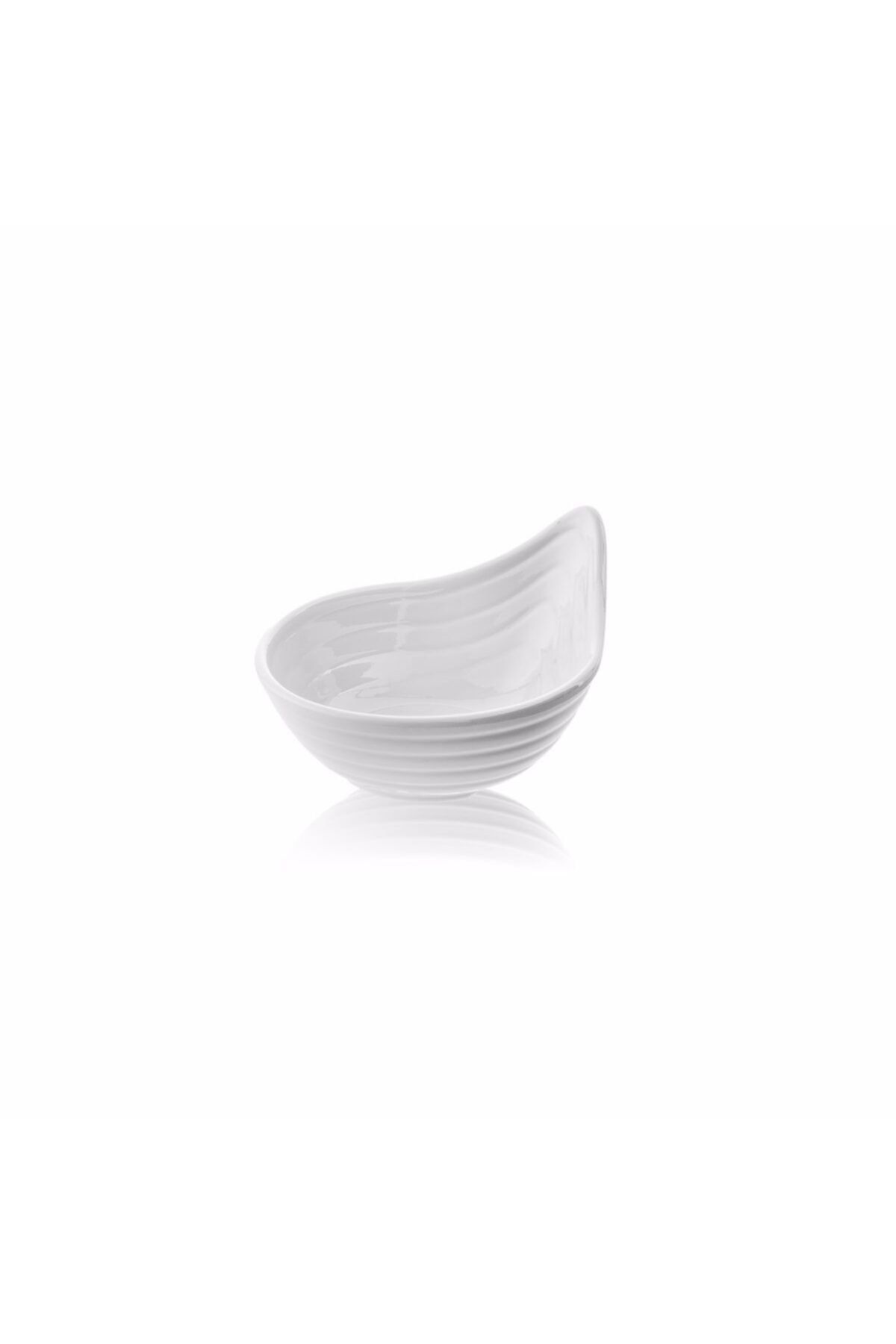 Tria Porelin Midye Sosluk 6'lı Takım 8,5x11 Cm - Beyaz